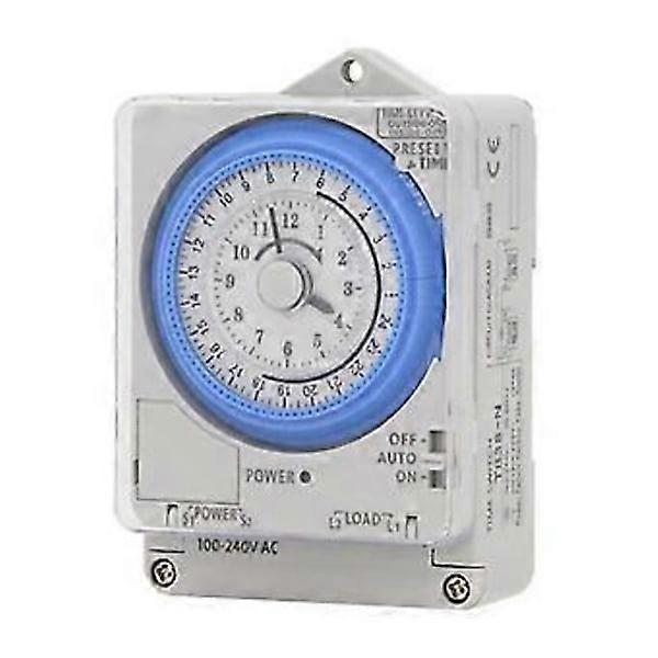 Timer meccanico con 96 tempi di accensione e spegnimento, timer preciso AC 100-240V 50/60Hz 20A