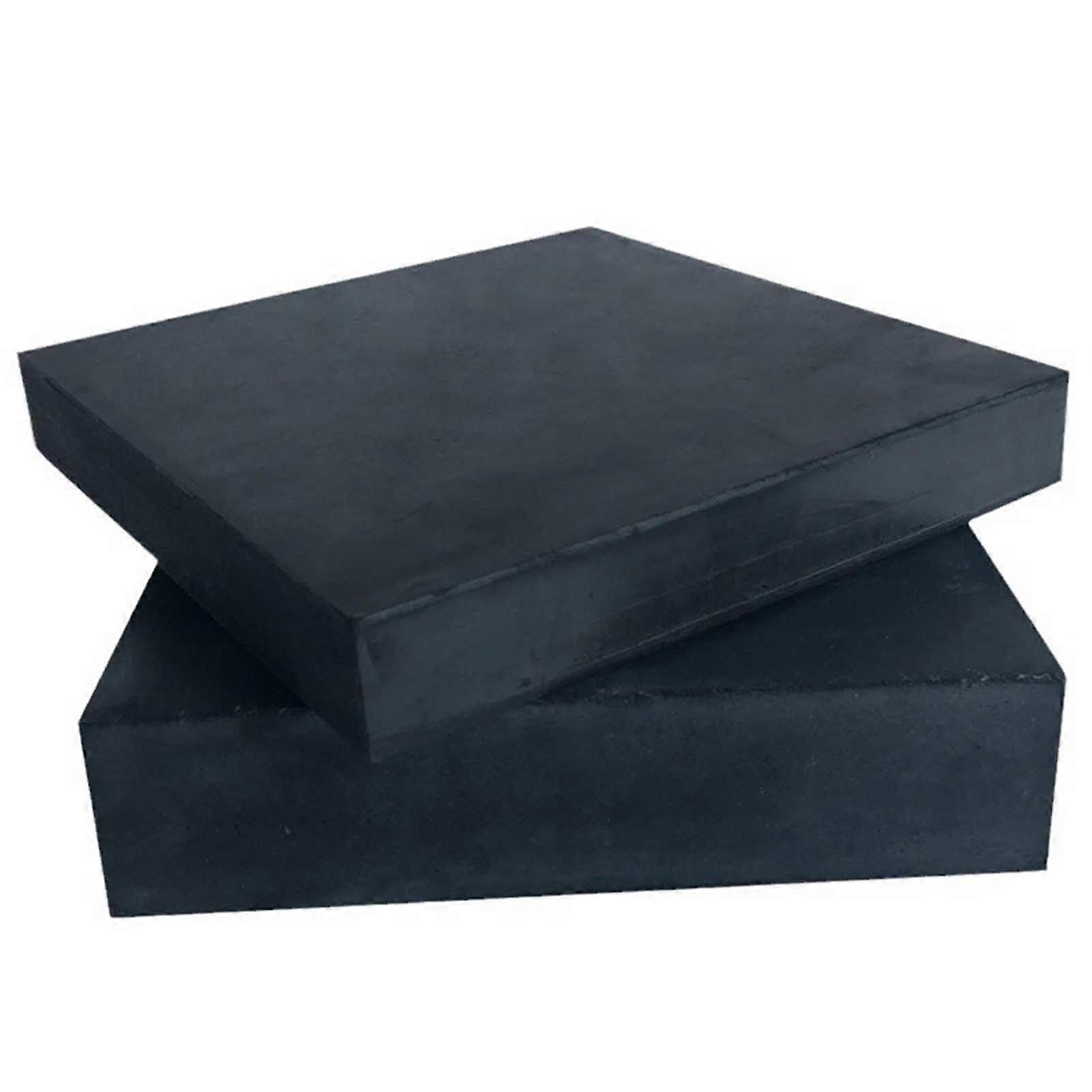 Silicone rubber blocks, 200 × 200 mm shock absorption pad, wearresistant pad for noise reduction, nonslip antivibration pad (200x200x30mm)