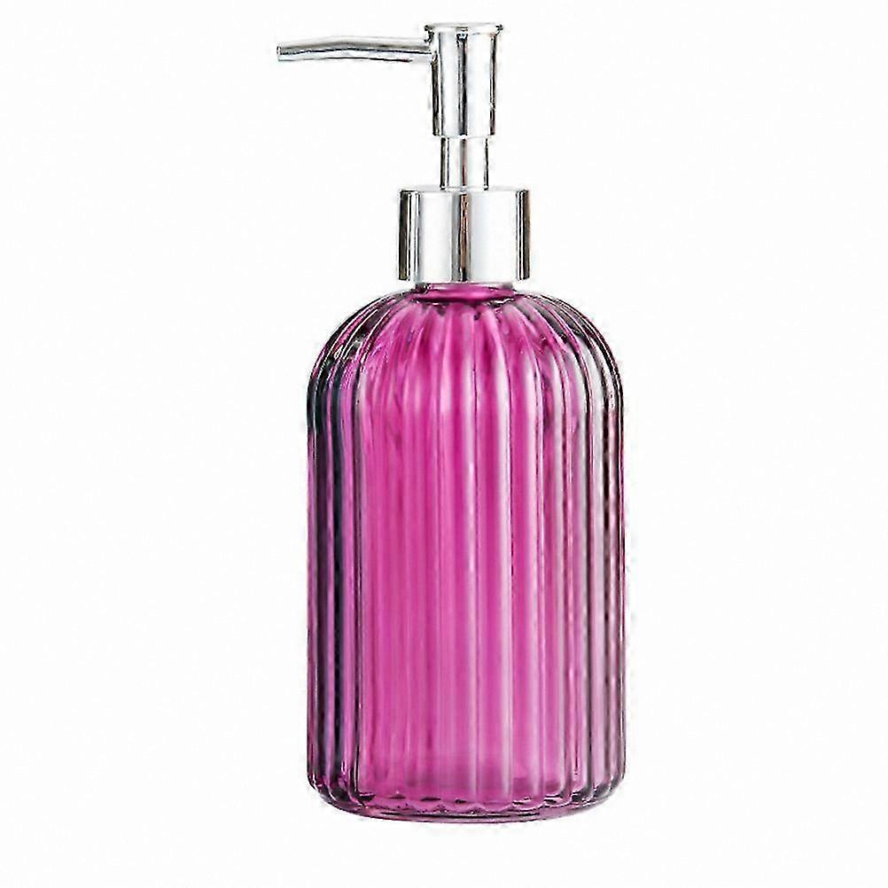 Reusable Glass Soap Dispenser Bottle for Home, 440ML Capacity