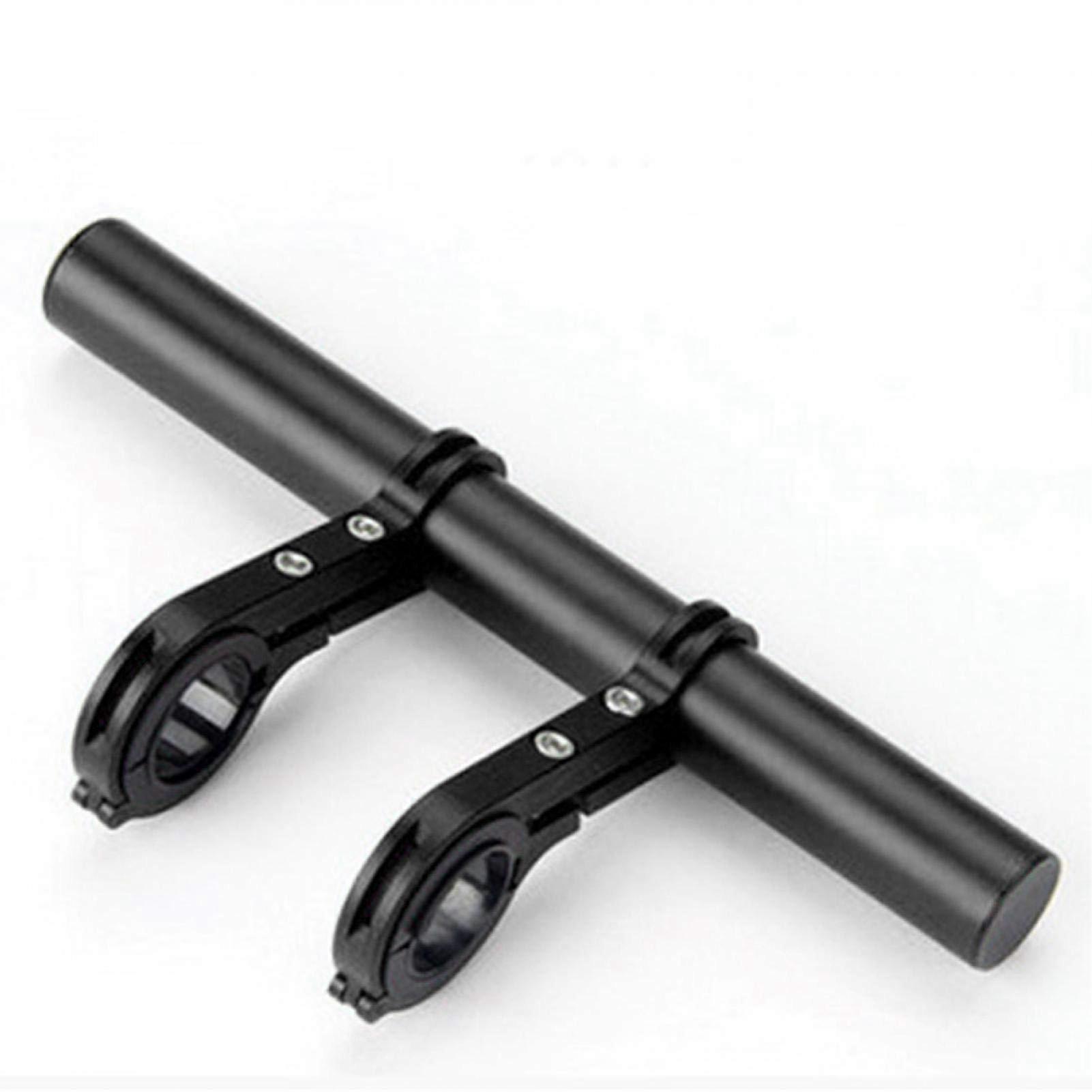 Durable Bicycle Handlebar Extension Frame with Double Bracket Design, Black