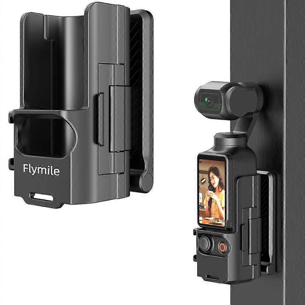 Magnetic Mount Stand for DJI Osmo Pocket 3, Adjustable Clip Clamp Adapter with 1/4" Quick Release Desktop Base