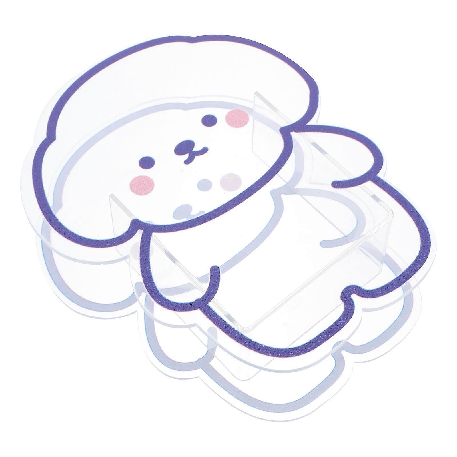 Blue Acrylic Desktop Vase for Storage with Design and Quality 4.5 Inches