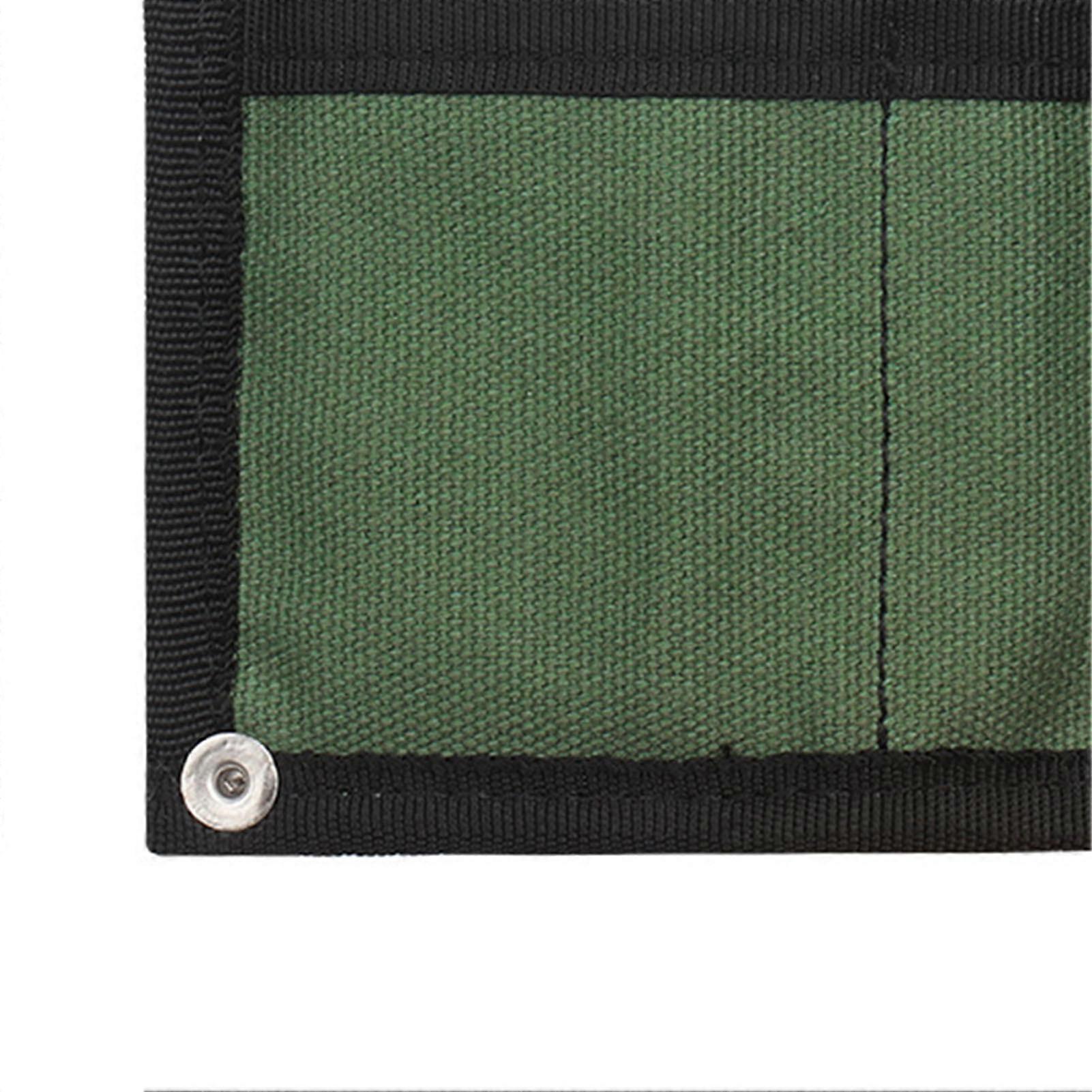 Portable EDC Bag Lightweight Compact Foldable Neat Storage Card Case EDC Pouch for Daily Carry Green 