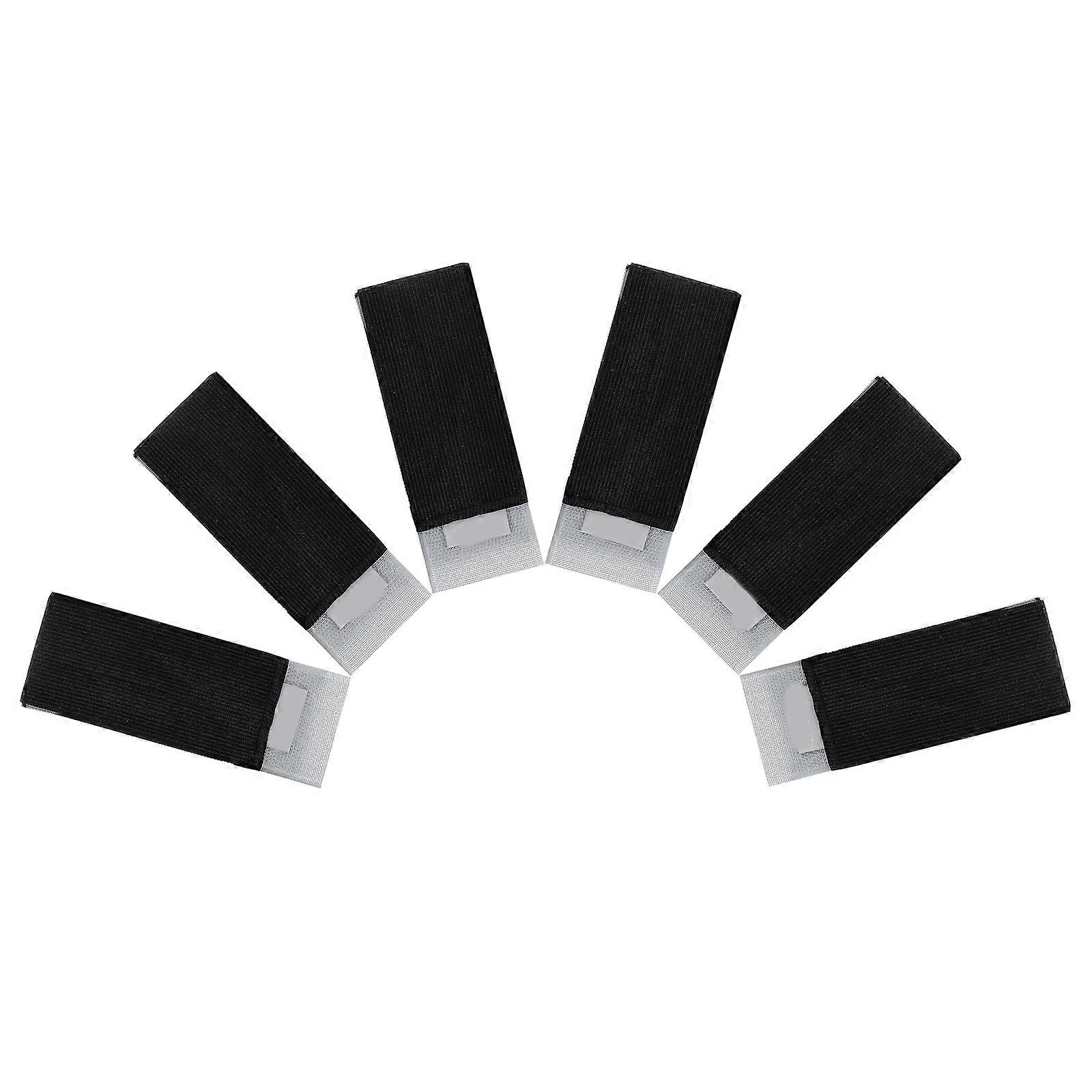 Elastic Luggage Straps Trunk Fixed Band Car Use 20X5cm Black Universal Match Item Fixation 6Set