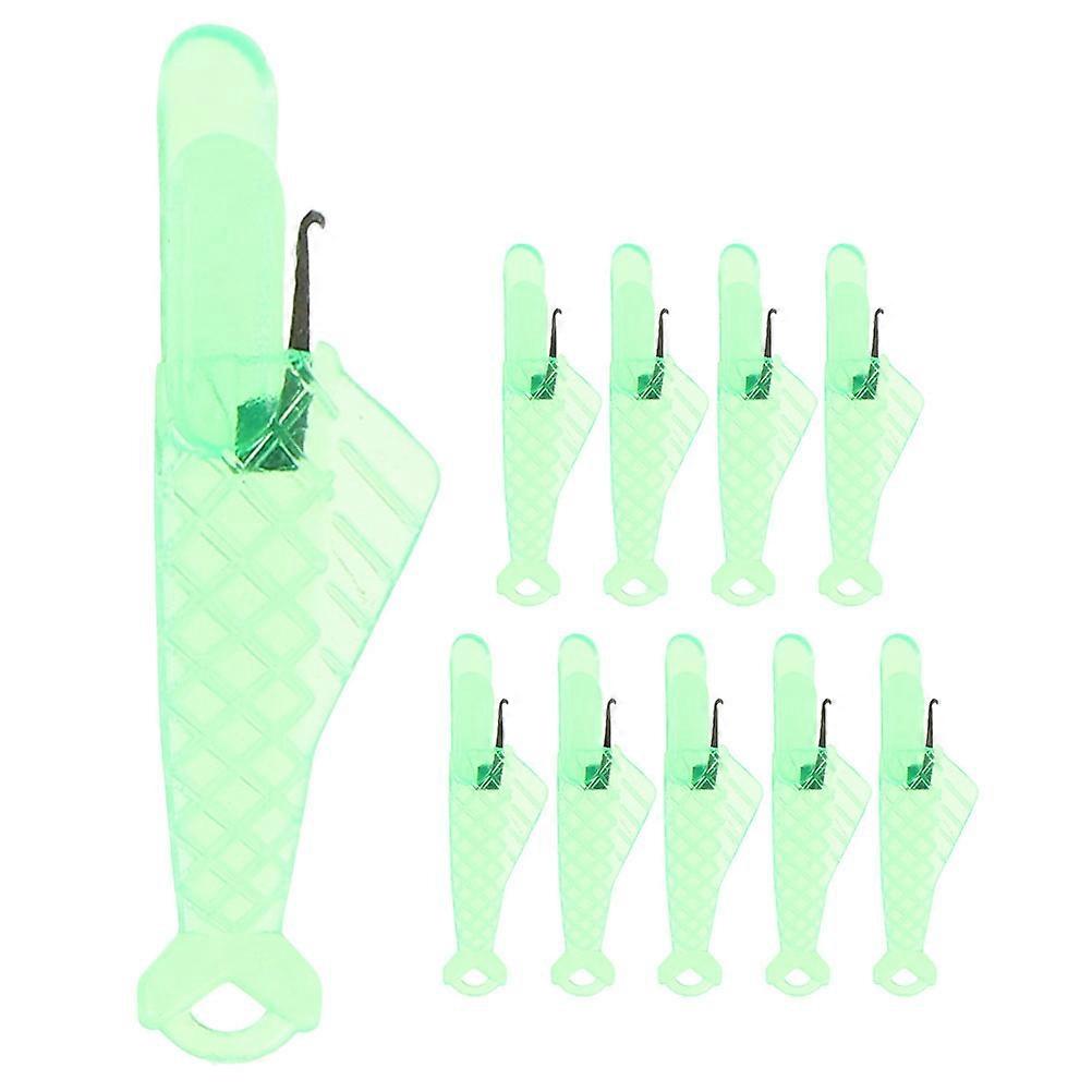 10pcs Automatic Fish Mouth Needle Threaders for Sewing Machines – Durable, User Friendly Self Threading Tool for Quick and Easy Crafting