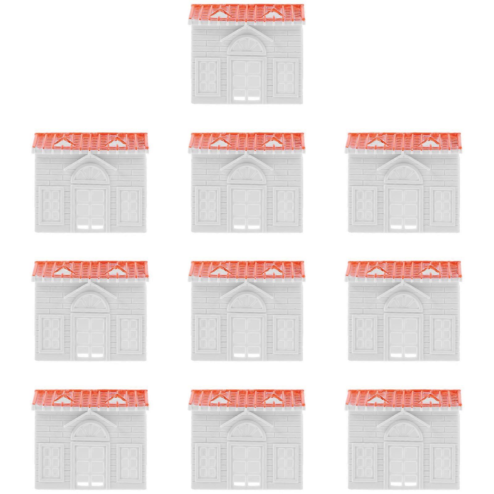 House Building 10Pcs Creative Sand Table Model Kits For Model Enthusiasts And Hobbyists In Realistic 3D Style