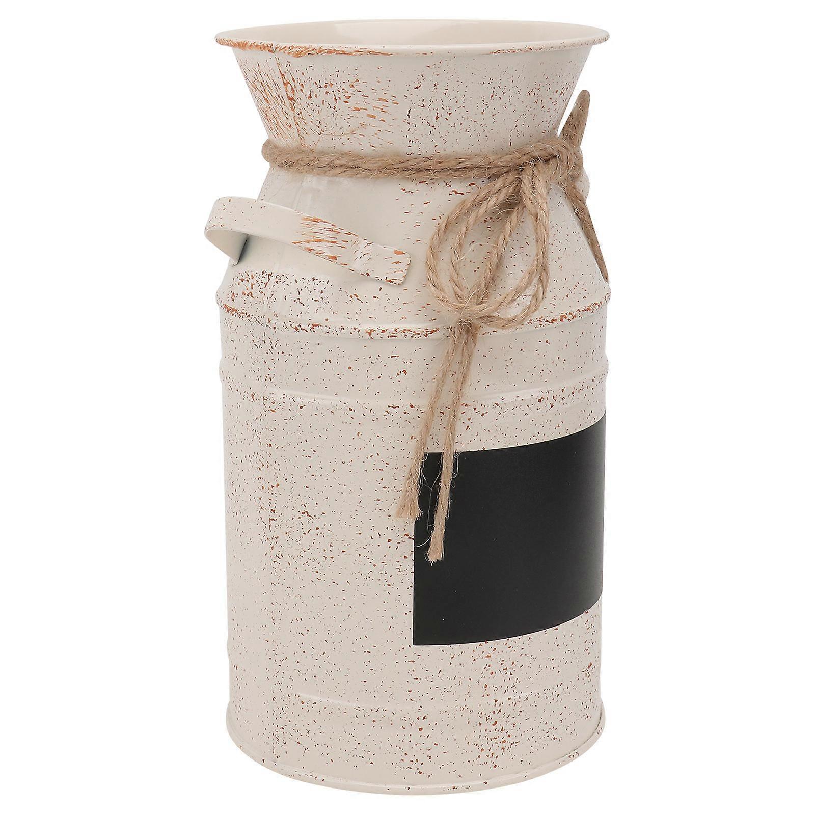 Iron Flower Vessel For Home Decoration And Office Use In Assorted Color 1Set