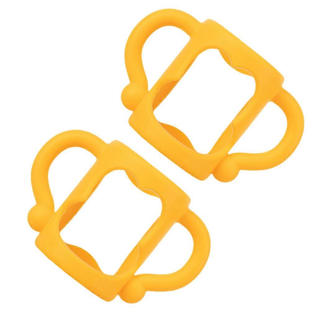 Universal Bottle Handles For Milk Bottle Ergonomic Design Non-Slip Silicone Handle 2Pcs