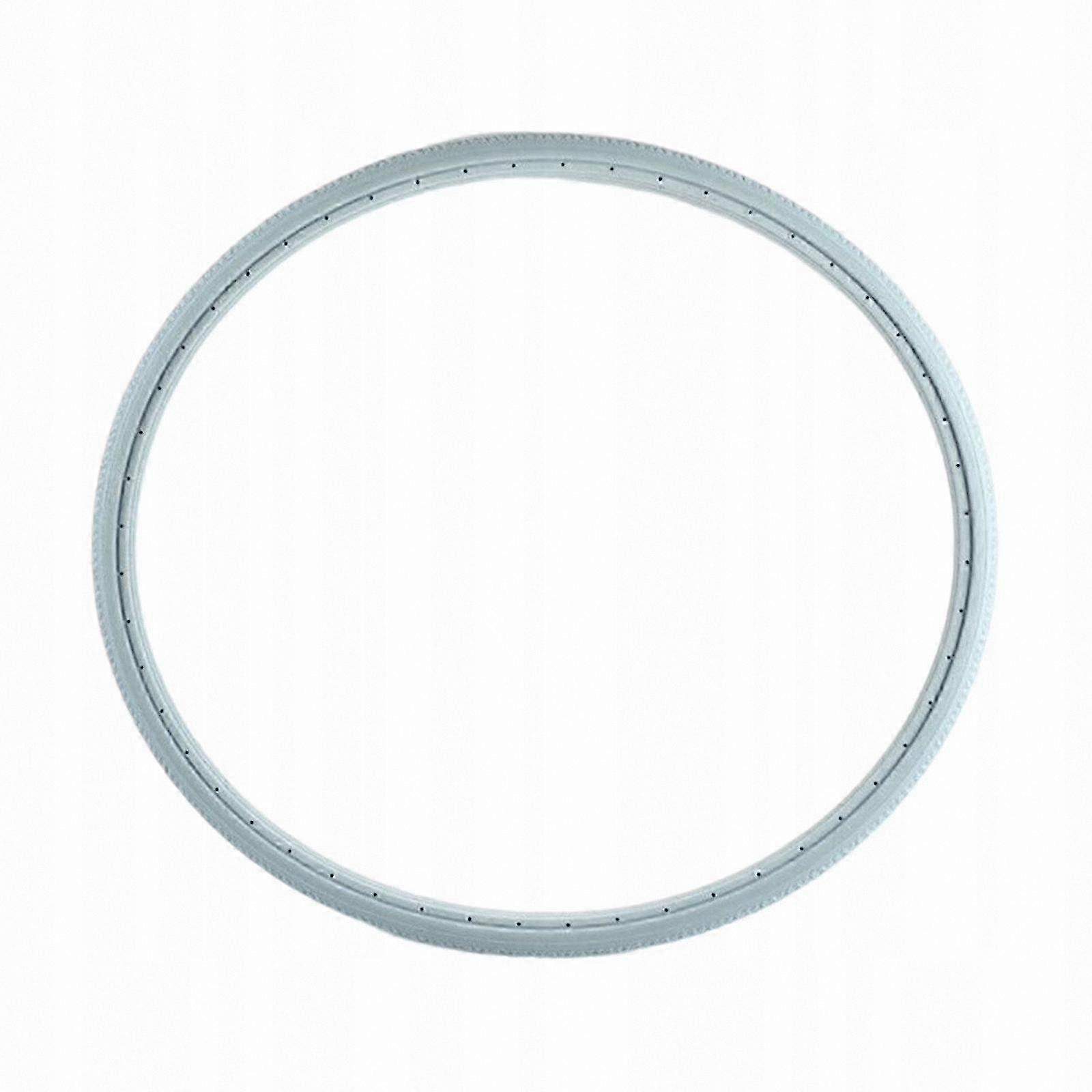 Grey Urethane Wheelchair Tires 24x1 3/8 - Solid PU Replacement for Mobility Scooters