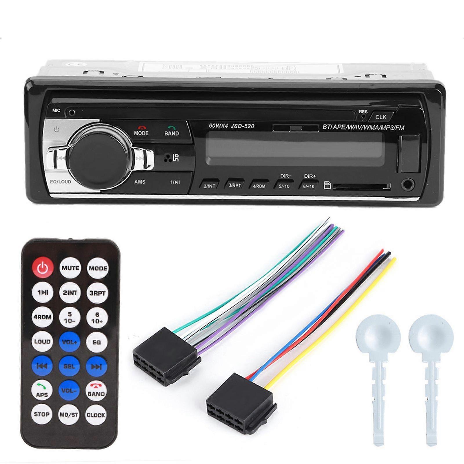12V LCD car stereo with Bluetooth MP3 USB AUX