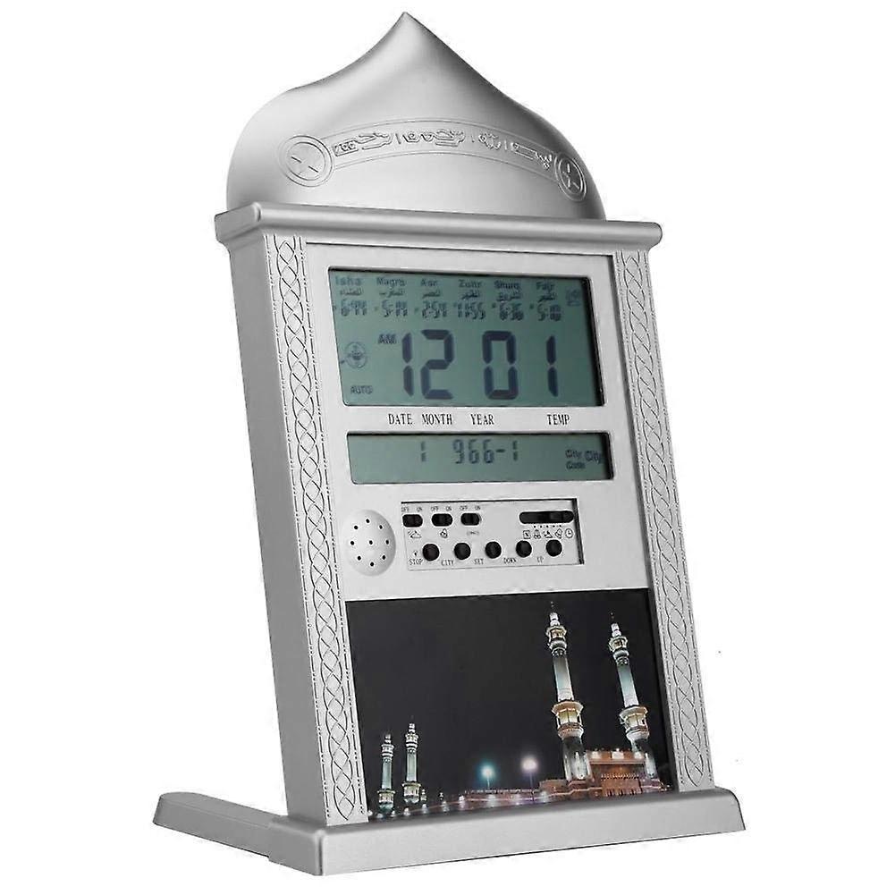 Perpetual Calendar Alarm Clock LCD Display Reminder Clock