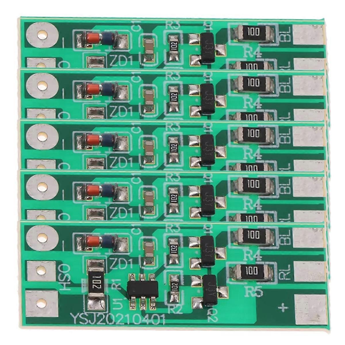 5pcs 3-12V Flashing LED Light Module Red Blue Two-color Pair Flashing