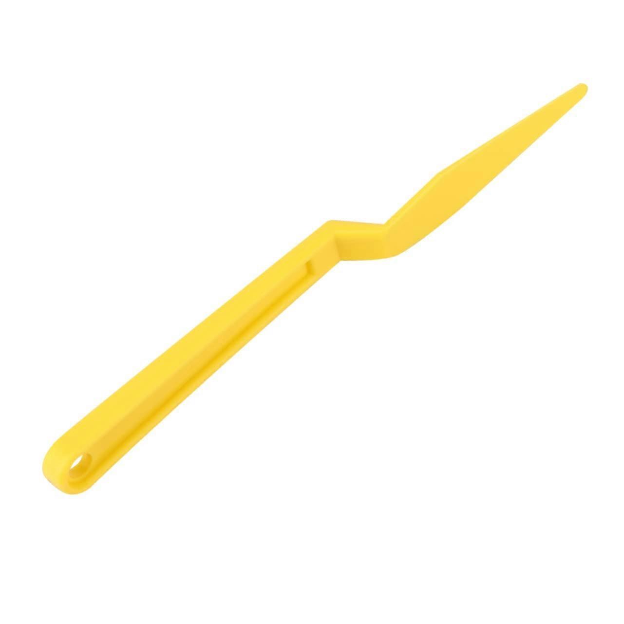 Edge Tool Squeegee for Car Cleaning, 1 x Portable Felt Edge Scraper, Yellow Car Accessories for Film Application