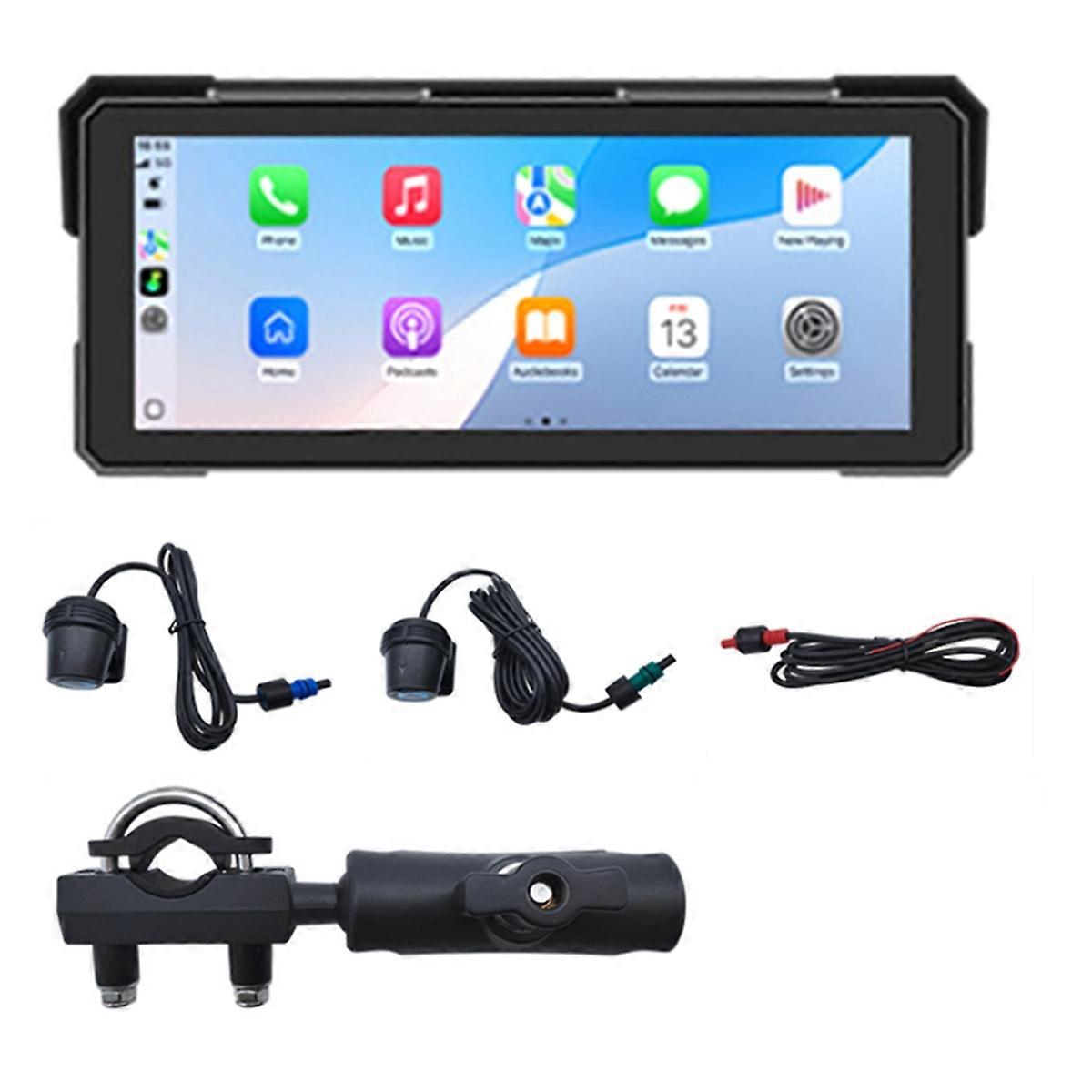 Motorcycle 8.1 Inch Navigation Screen Bluetooth Portable Screen