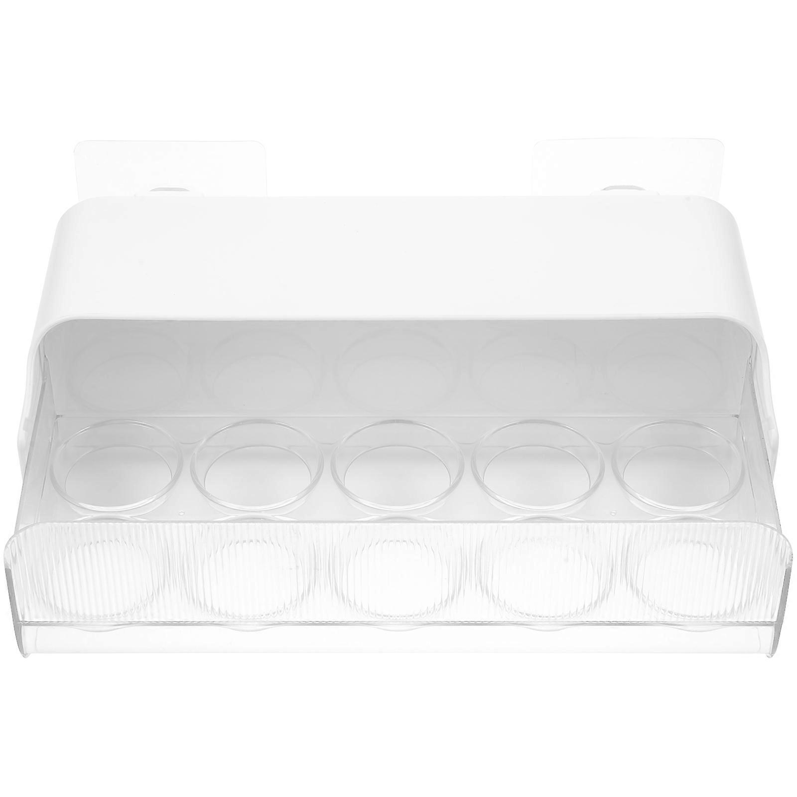 Rectangular Egg Tray For Fridge Organizing Eggs Suitable For Households With Certified Material 1Pcs