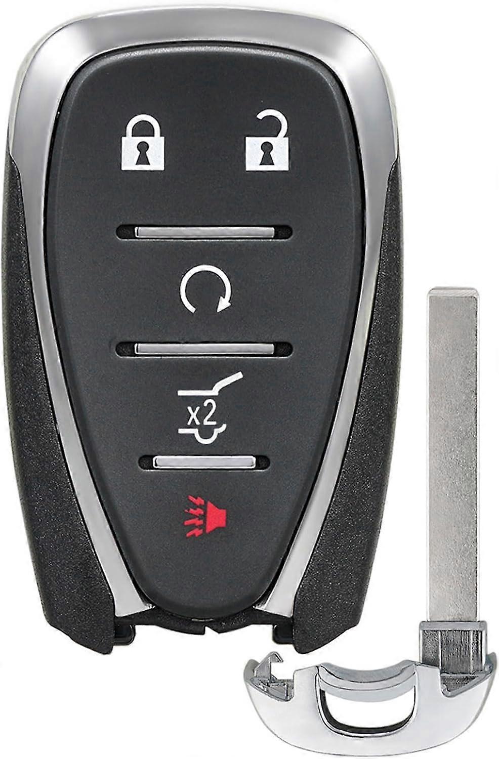 Keyless Entry Remote Control Car Key Fob Replacement 315Mhz Compatible with Chevrolet Equinox 2018 2019 2020 2021 5 Button ID46 Chip for HYQ4AA 13