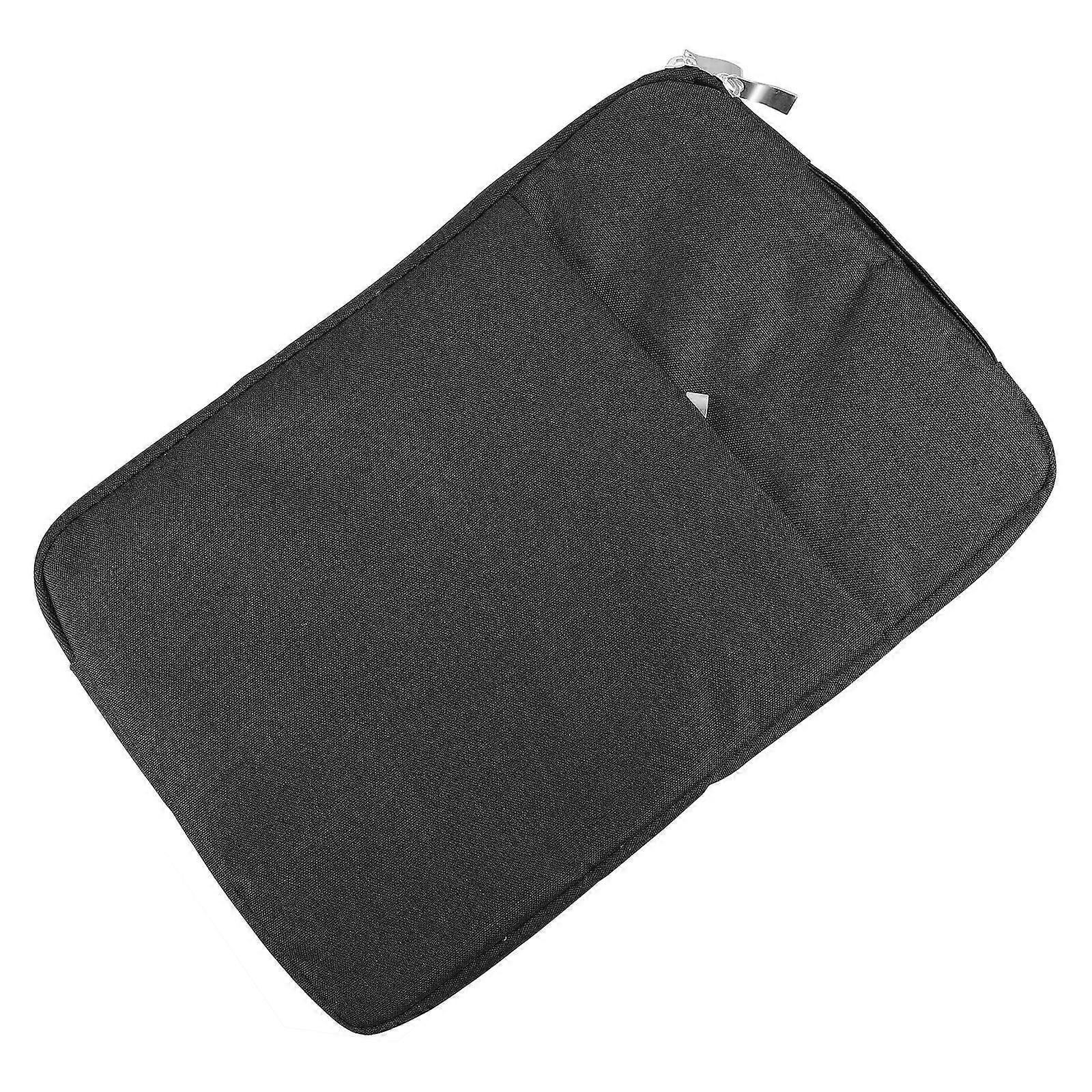 Black Laptop Case For Students Home Office Use Rectangular Shape Protection Against Water 1Pcs