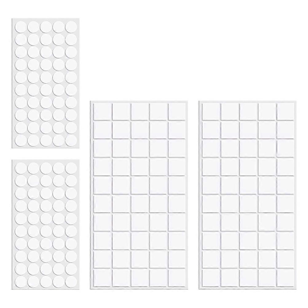 200pcs Dot Stickers Double Sided Adhesive Balloon Glues Transparent