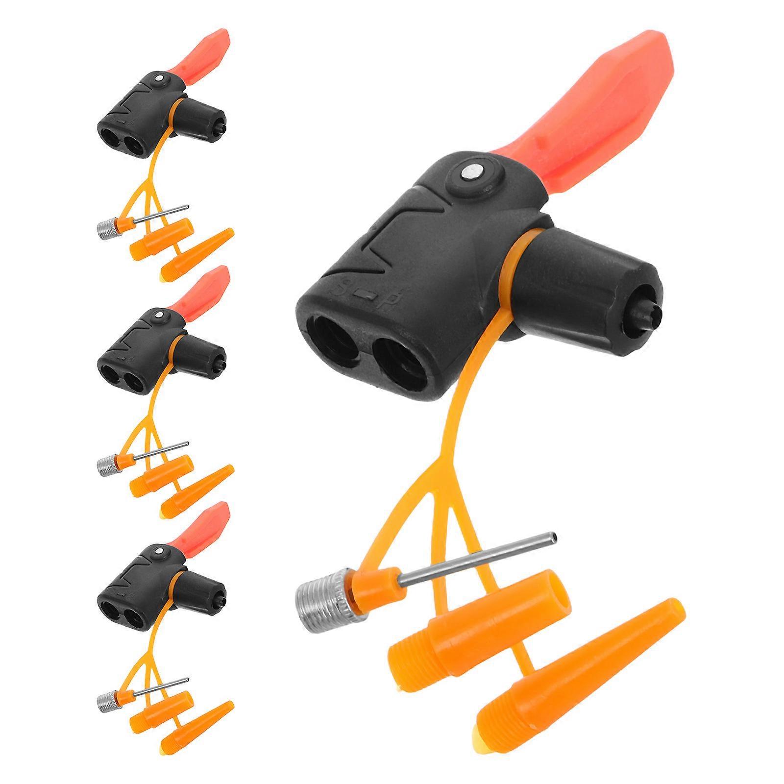 Universal Bike Tire Pump Nozzle for Daily Use Black Design Compatible with Valves PP