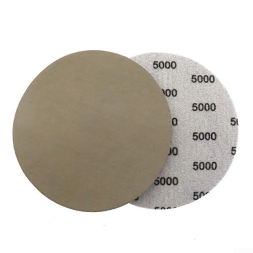 25 Pack 5 Inch Sanding Discs with Hook and Loop Backing, Assorted Grits 1000-5000 for Metal Polishing