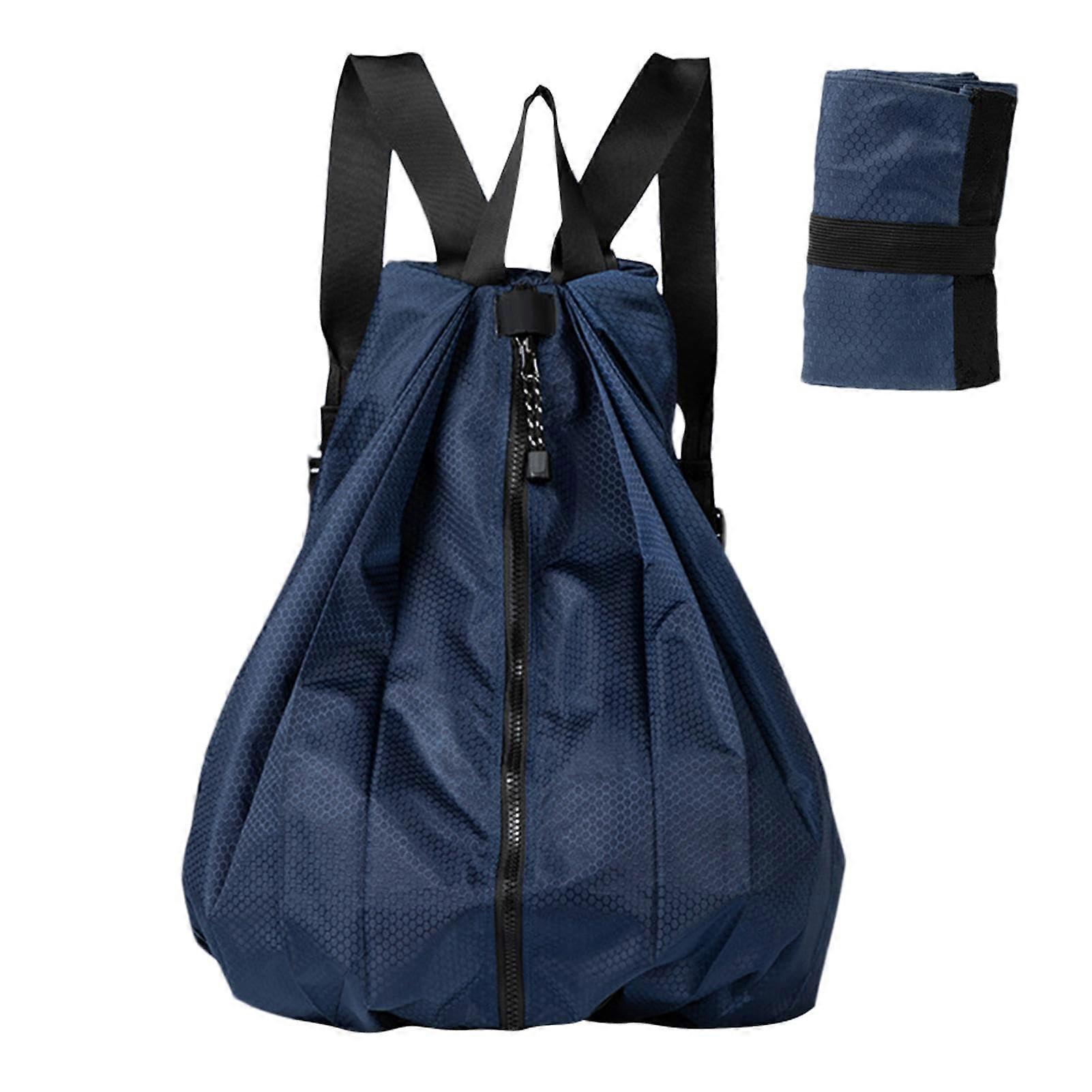 Foldable Backpack for Travel, Lightweight, Waterproof, Packable Daypack, Navy