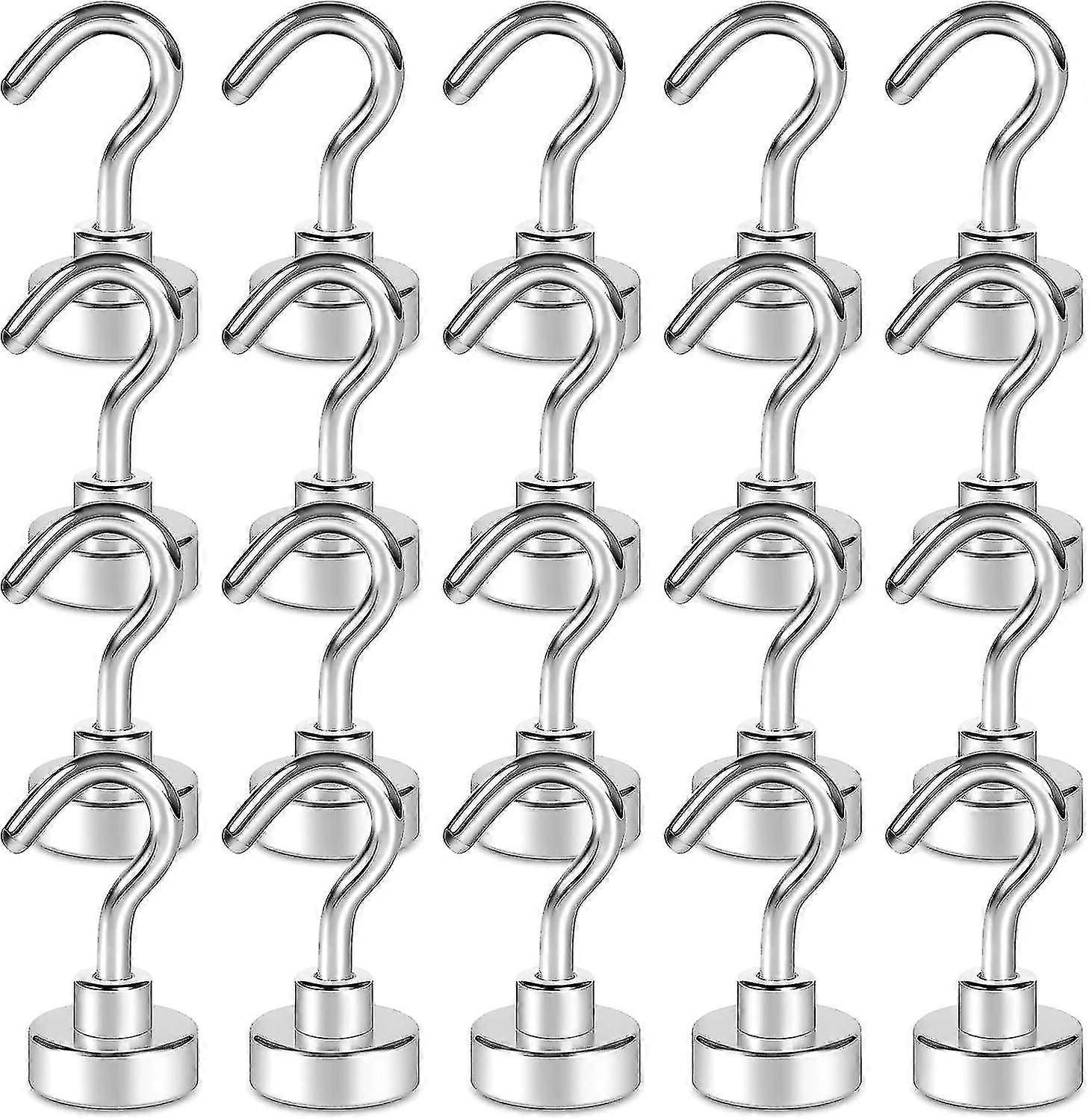 20 Pack Hooks, 10kg+ With Fridge Hook, Duty Ceiling Cruise Hook