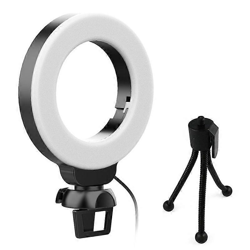YRing48 Laptop Live Ring Fill Light Clip with Tripod