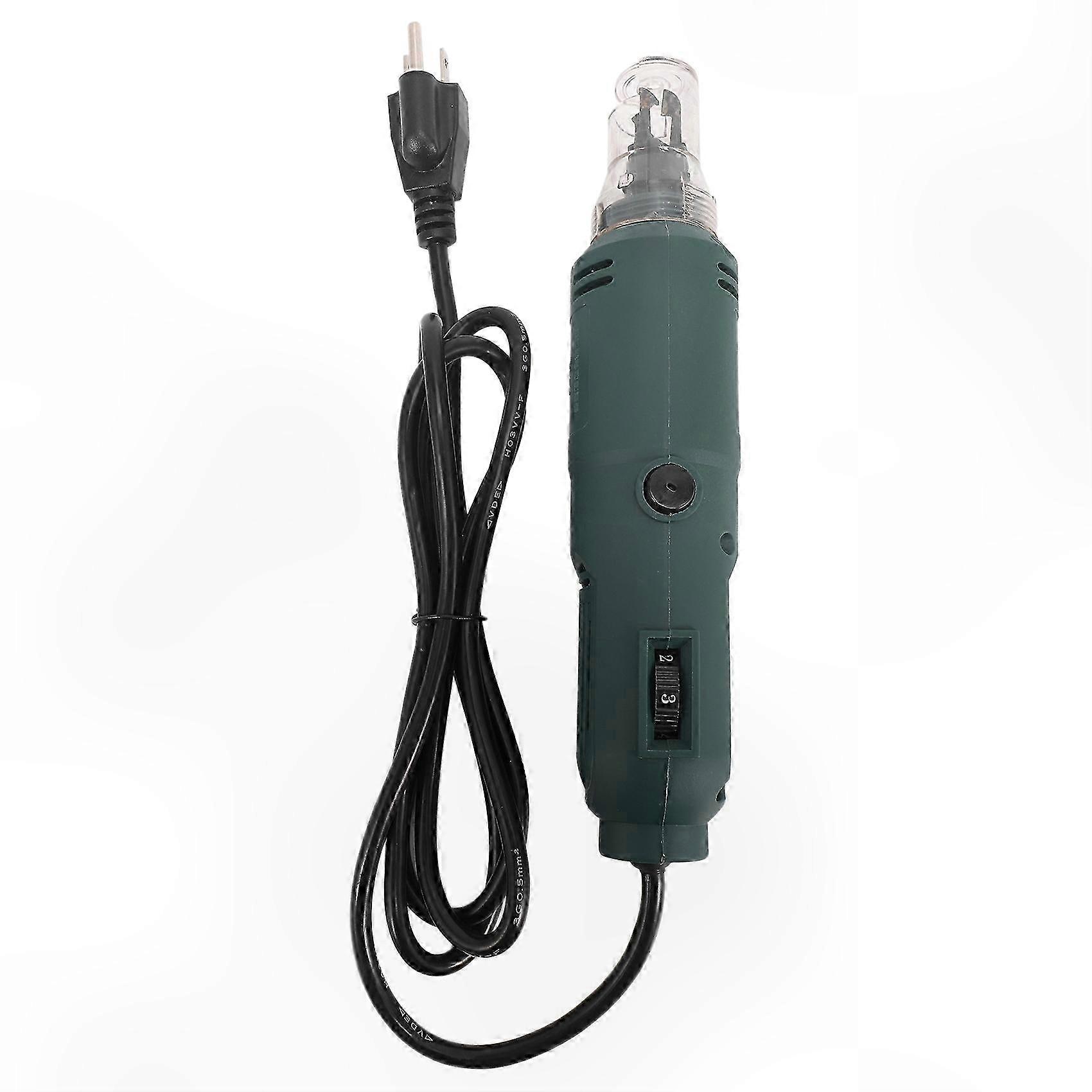 DF-6 110V Enameled Wire Stripping Machine Varnished Wire Stripper Enameled Copper Wire Stripper Cleans the enamel wire perfectly US Plug