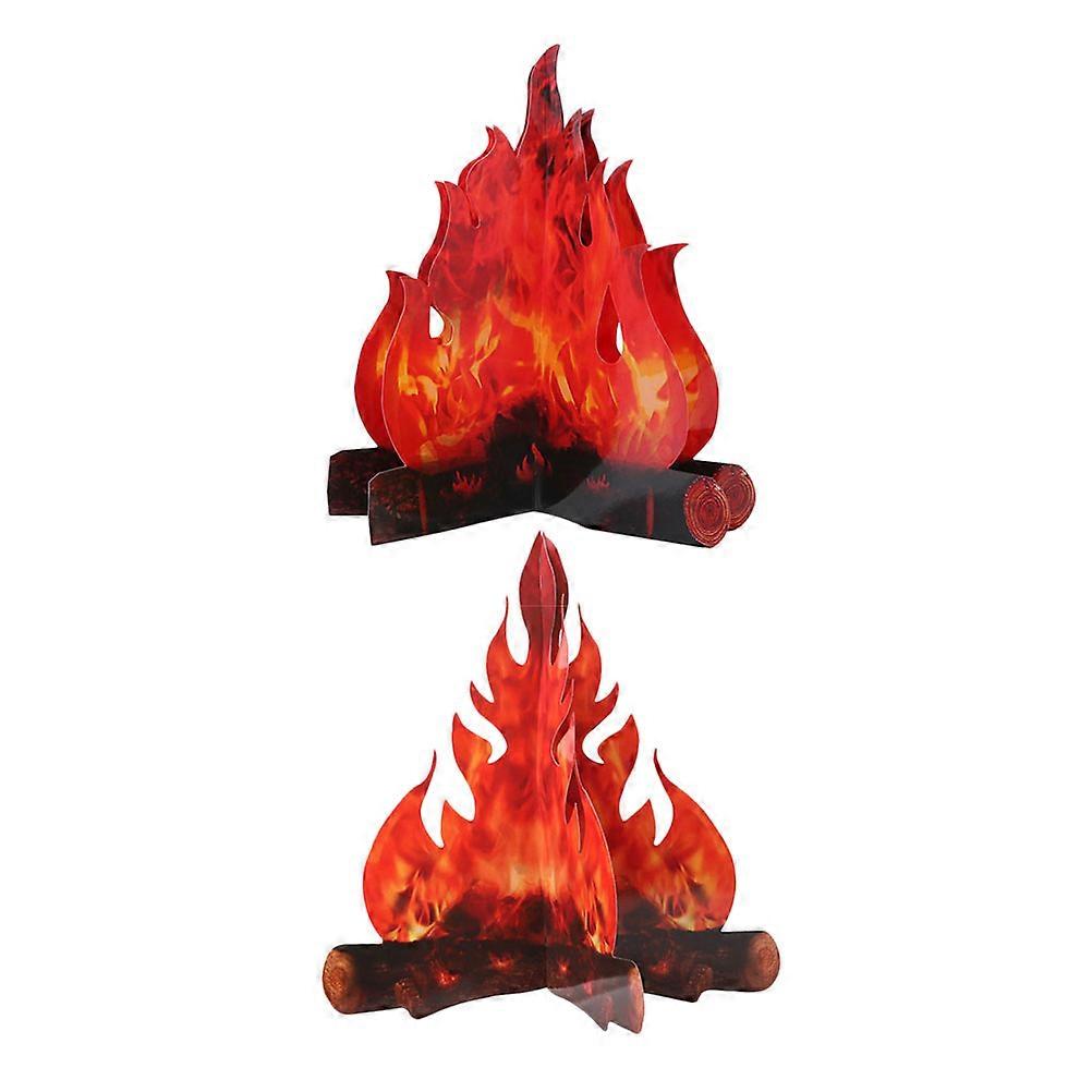 3D Decorative Props Red Halloween Party Reusable 2Pcs