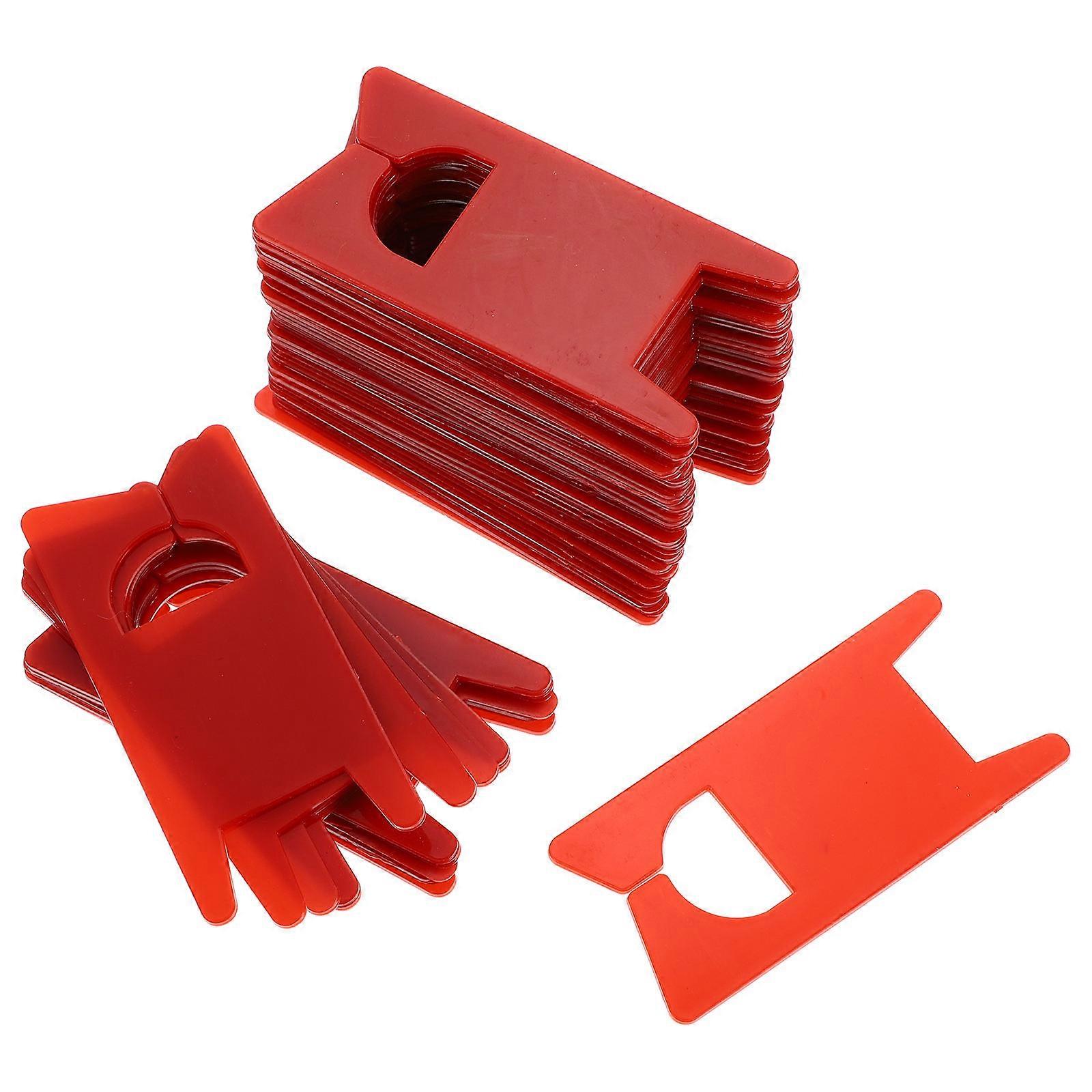 Plastic Winding Plates for Cross-Stitch 100 Red Bobbins Essential DIY Sewing Tools