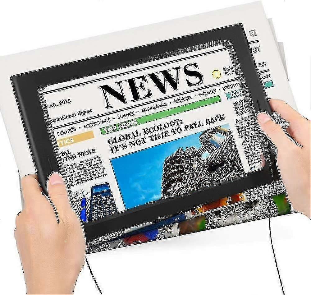 Reading Magnifier With Led Light, 12 Led Light Magnifier With Light Reading Aid SENZHE