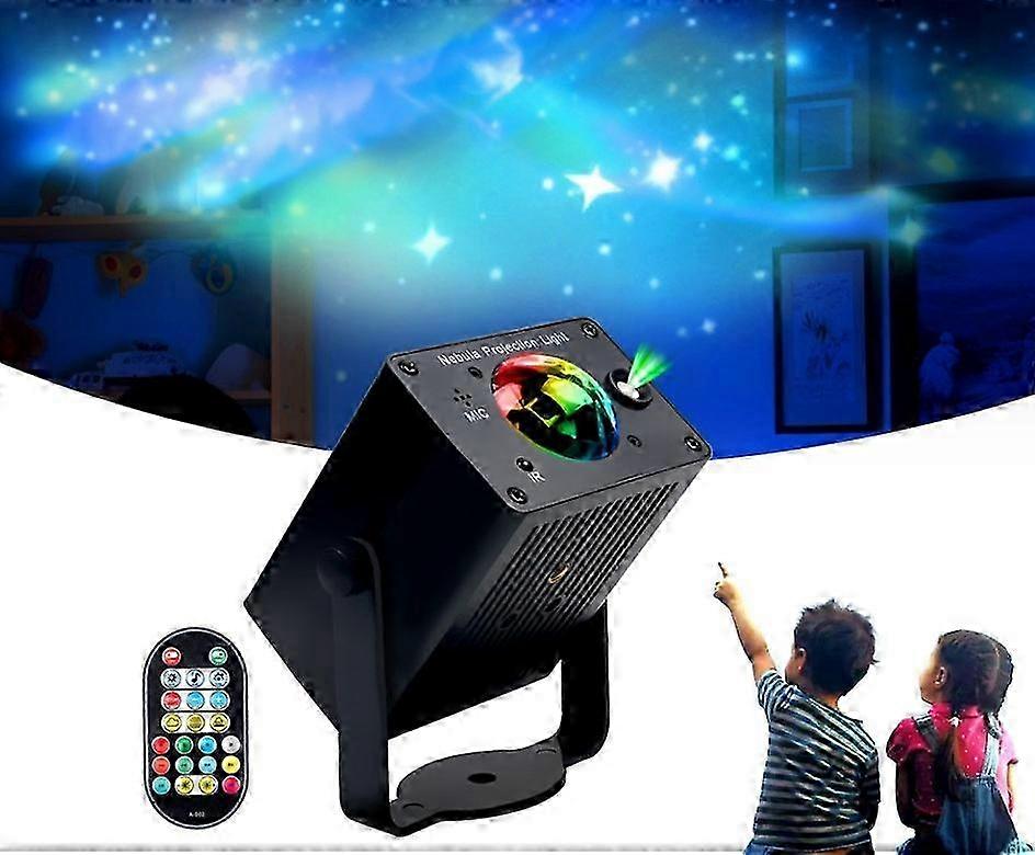 Dj Party Disco Ball Lights with Pattern and Sound Activated, LED Stage Strobe Light That Sync with Music, Christmas Rave/Bar Lights for Parties