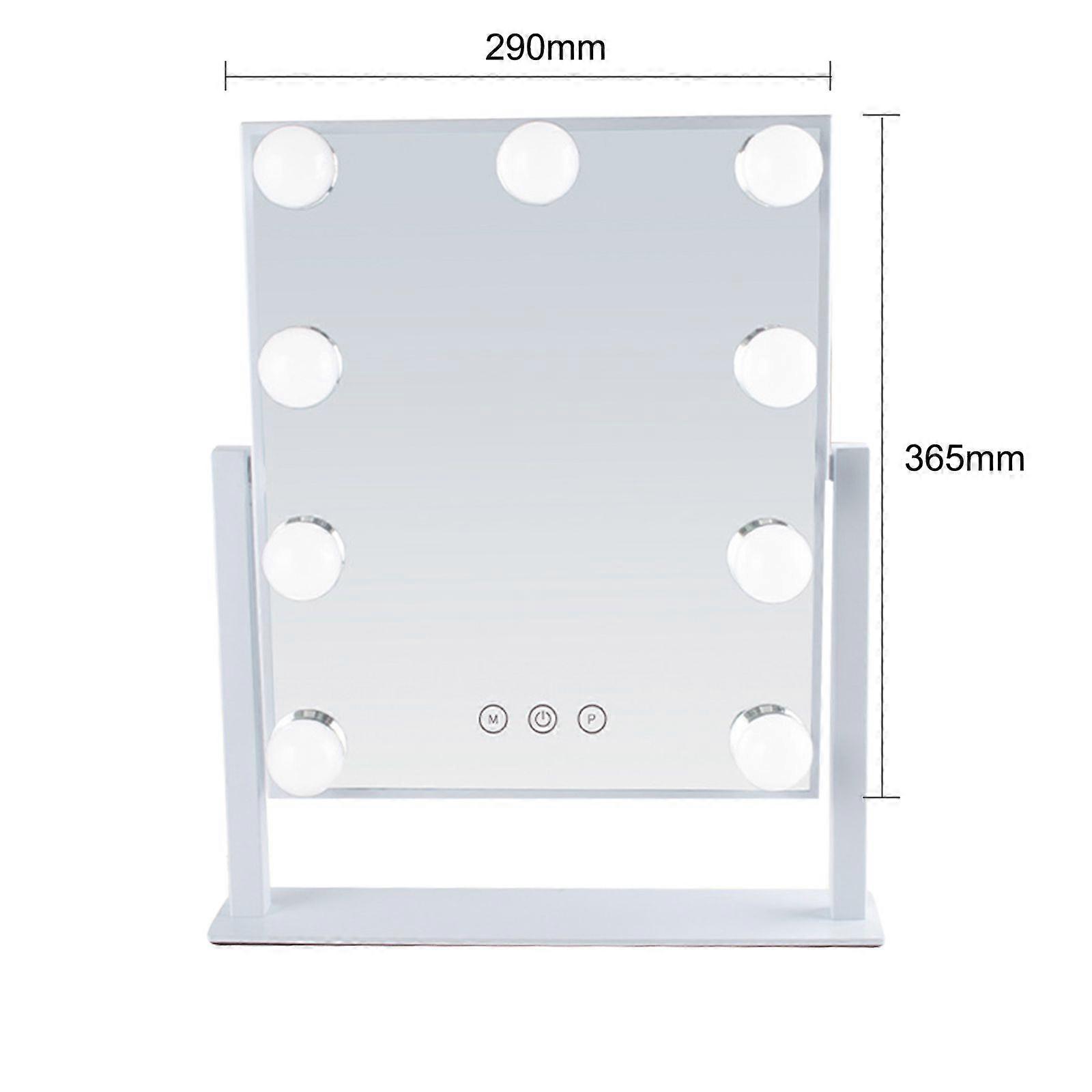 USB Powered Adjustable Brightness High-definition LED Makeup Mirror with Bulbs