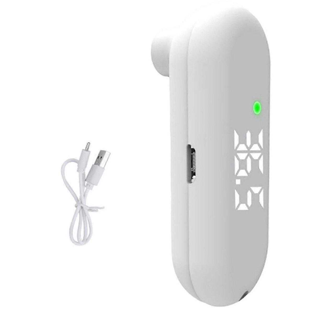 Forehead Thermometer Mini USB Termometer Digital Baby Monitor Body Temperature Children's Infrared Fever Meter-White