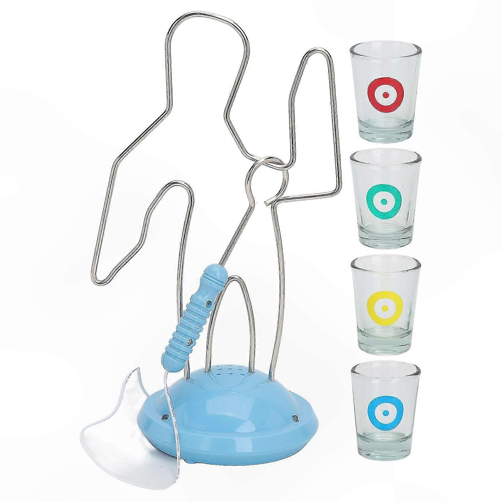 Engaging Shock Maze Game with 4 Wine Cups and Touch Puzzle for Focus, Perfect for Parties and Fun Gatherings