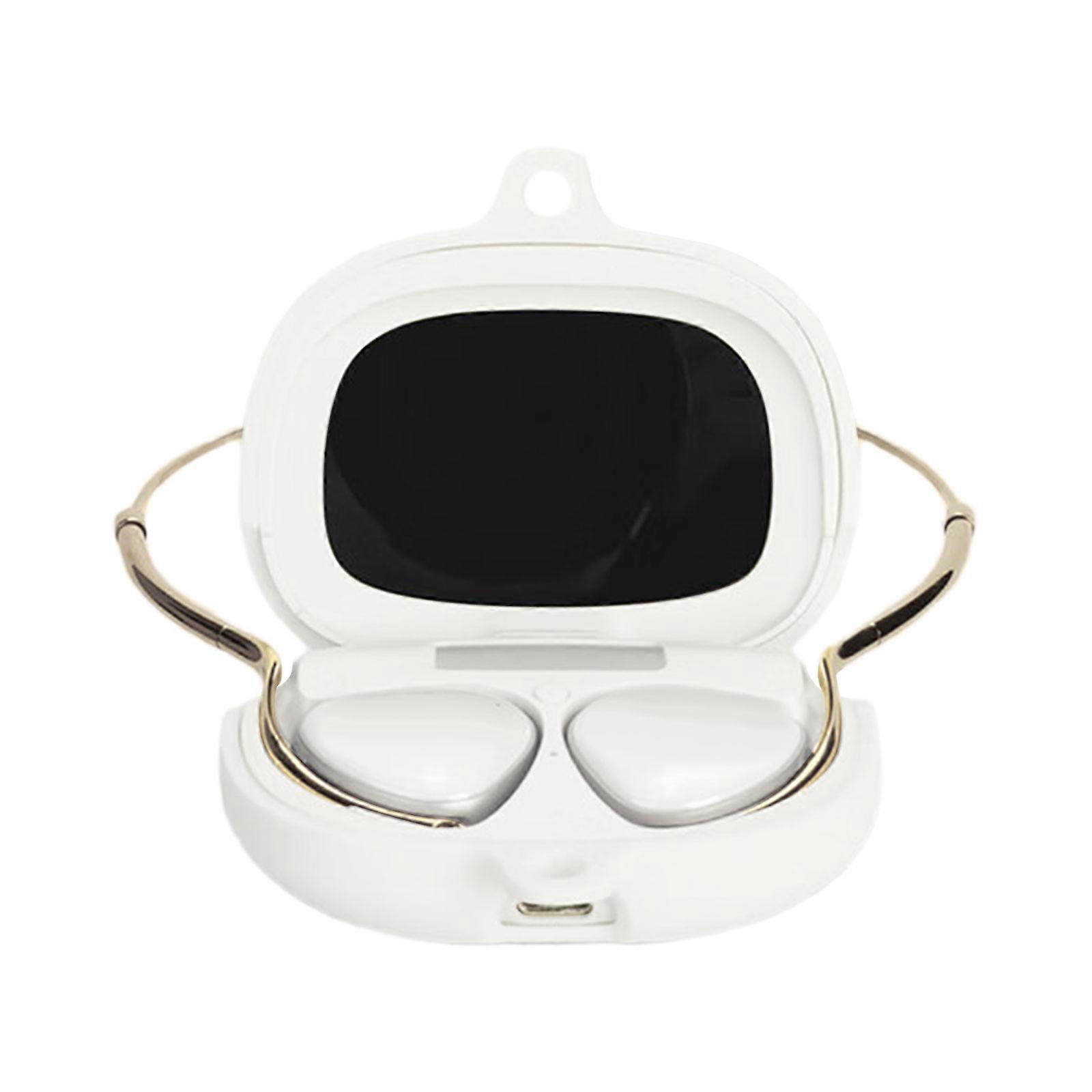 Headphone Shockproof Housing Skin-friendly Guard Washable Shell Impact Resistant Keep Safe From Accidental Drop for Clip White