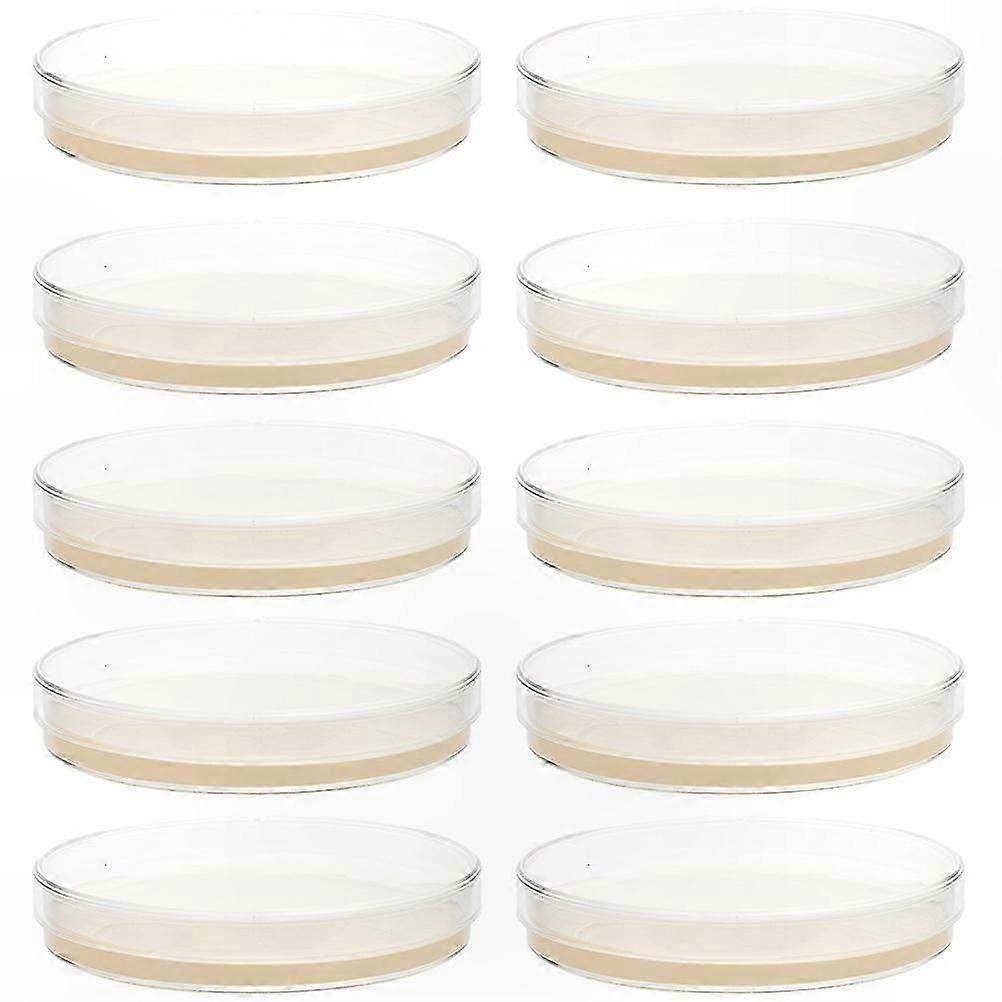 10 Pack Ready-to-Use Agar Plates for Science Projects and Experiments