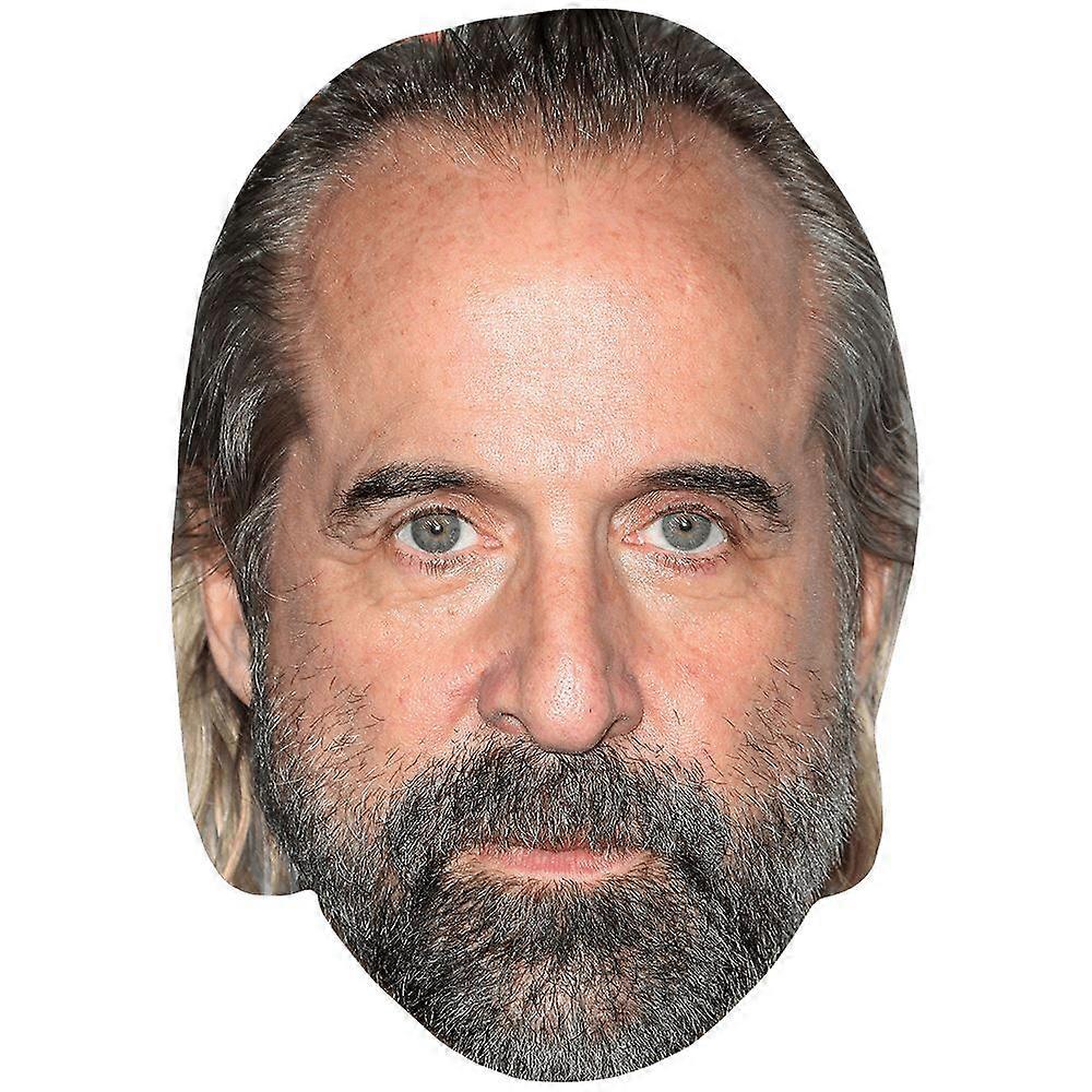 Peter Stormare (Grey Beard) Celebrity Mask, Flat Card Face