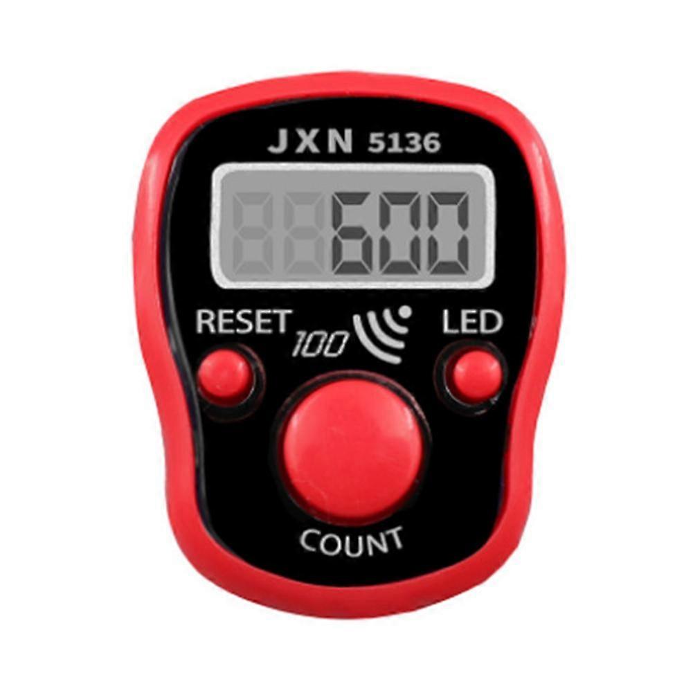 Finger Counter with LED Display - Compact Design, Lightweight & Durable Material for Reliable Counting