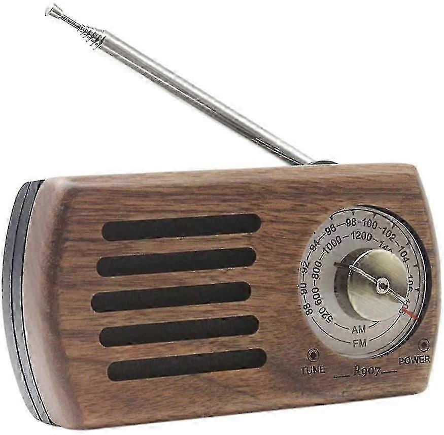 Solid Wood Digital FM Radio