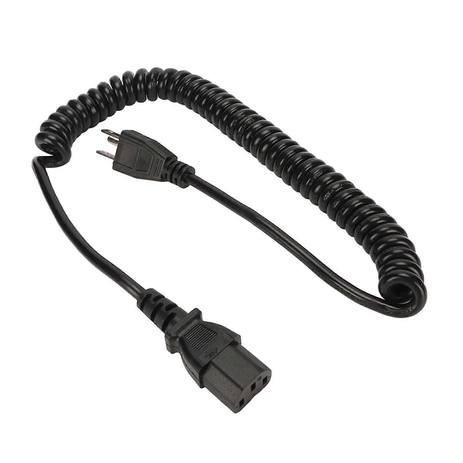 3 Prong AC Power Cord 18 AWG Copper Core 3 Pin Power Cable for TV Computer Printer Monitor   8.2ft