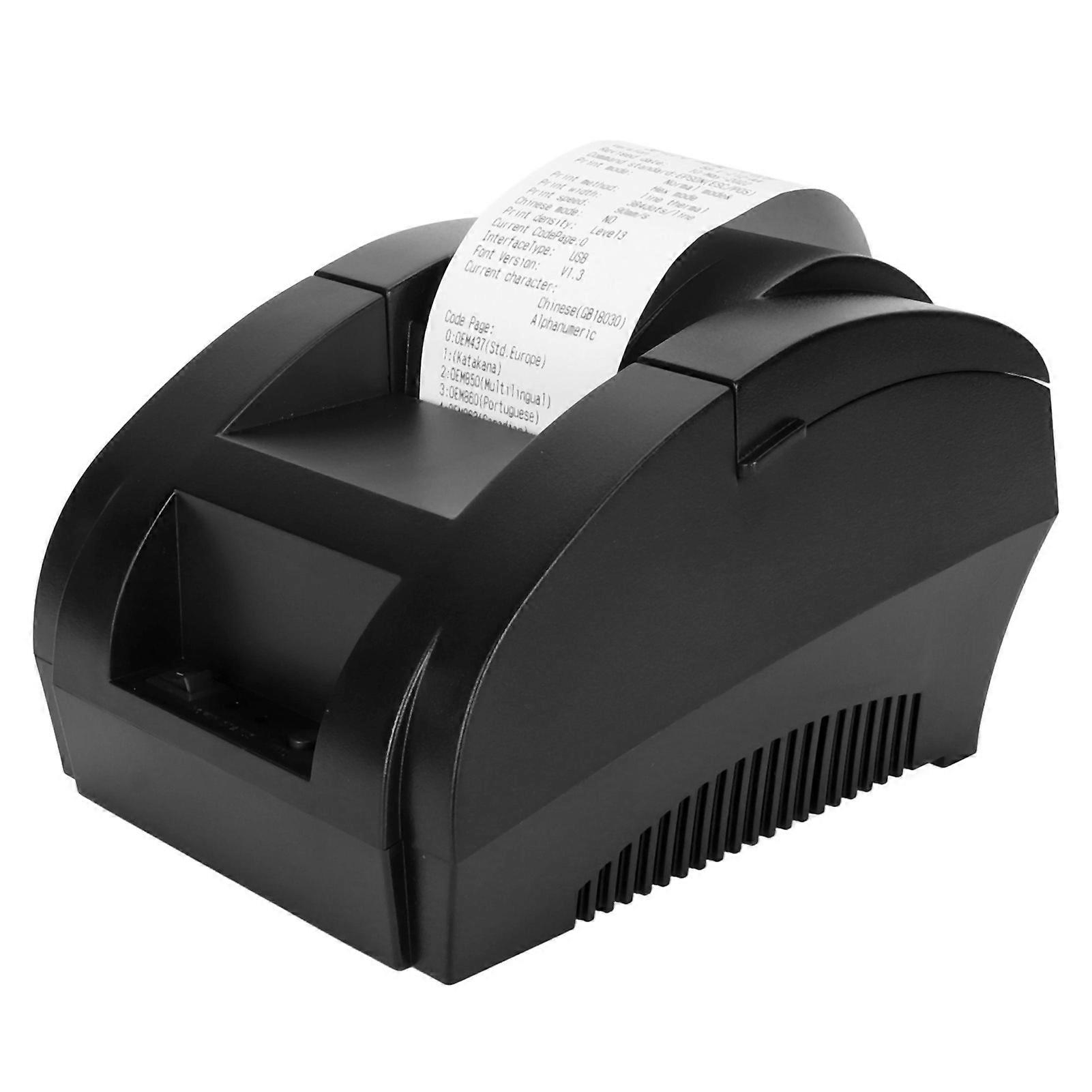 58mm Thermal Printer 90mm/s 203DPI USB BT4.0 EU Plug