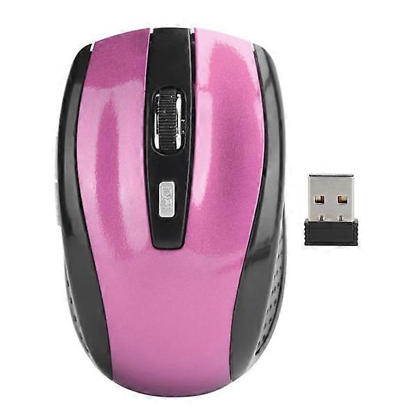 Wireless Mouse Notebook Computer Optical Gaming Accessories with Adjustable DPI 250Hz Pink