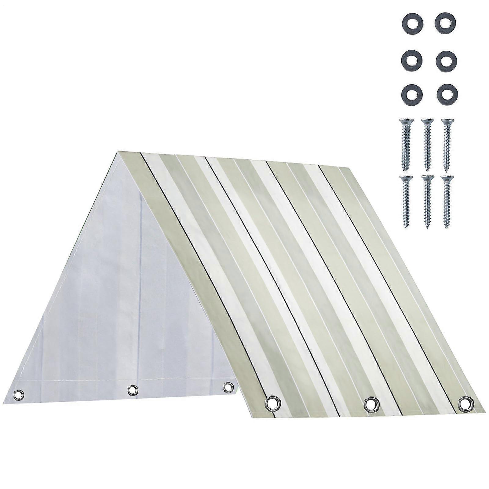 Playground Shade Canopy Shade Sail For Swing Set Waterproof Sun Canopy Striped Playground Cover Pergola Accessory
