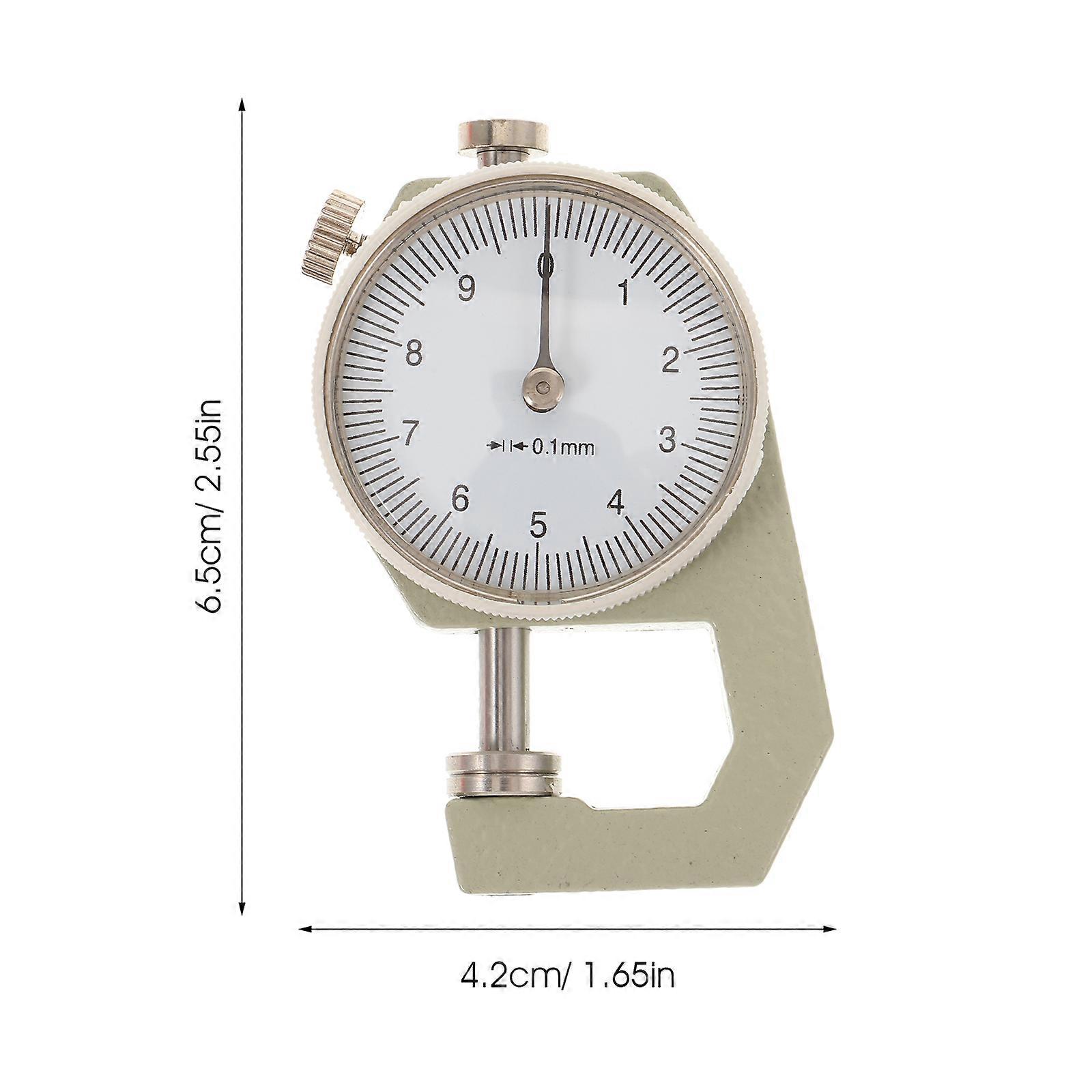 Thickness Gauge Instrument for Measuring with Flat-Head Pointer