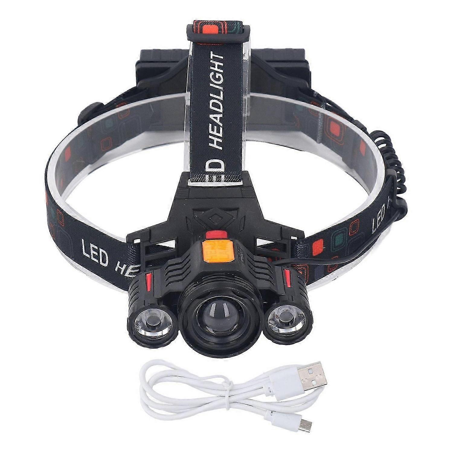 2025 Latest Model Work Headlight Modes Angle Adjustable Waterproof USB
