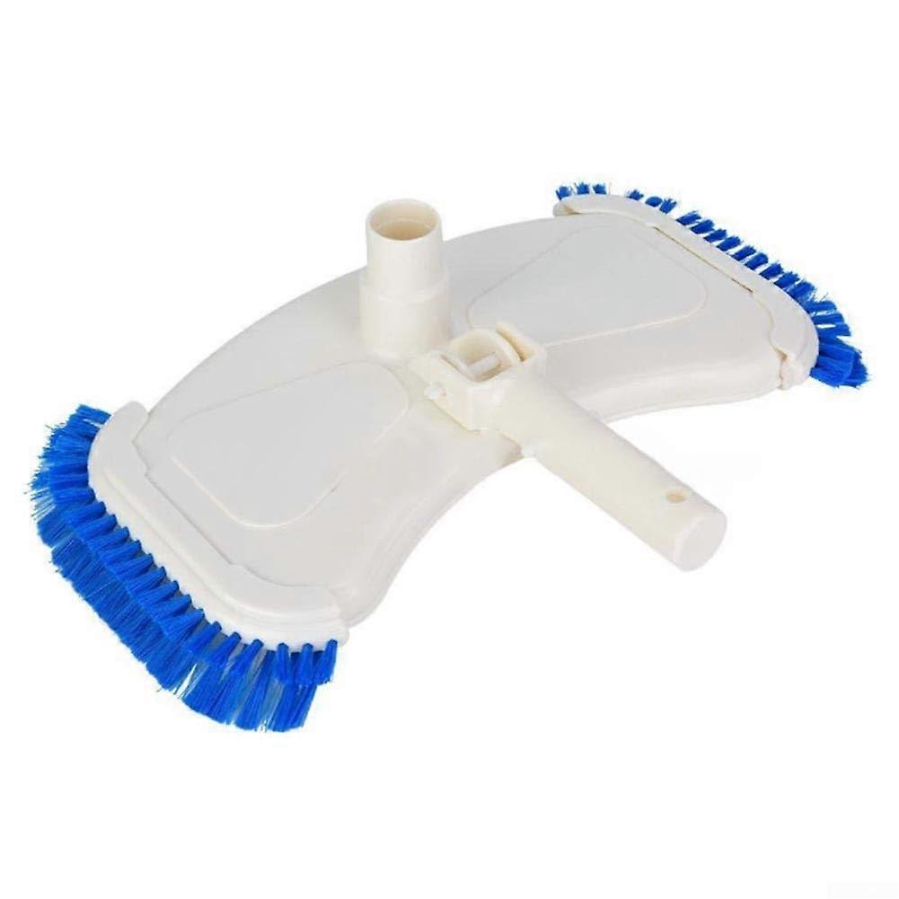 Weighted Butterfly Pool Vacuum Head, Telescoping Pole Compatible, Durable ABS, Universal 1.25Inch Hose, All Pool Types