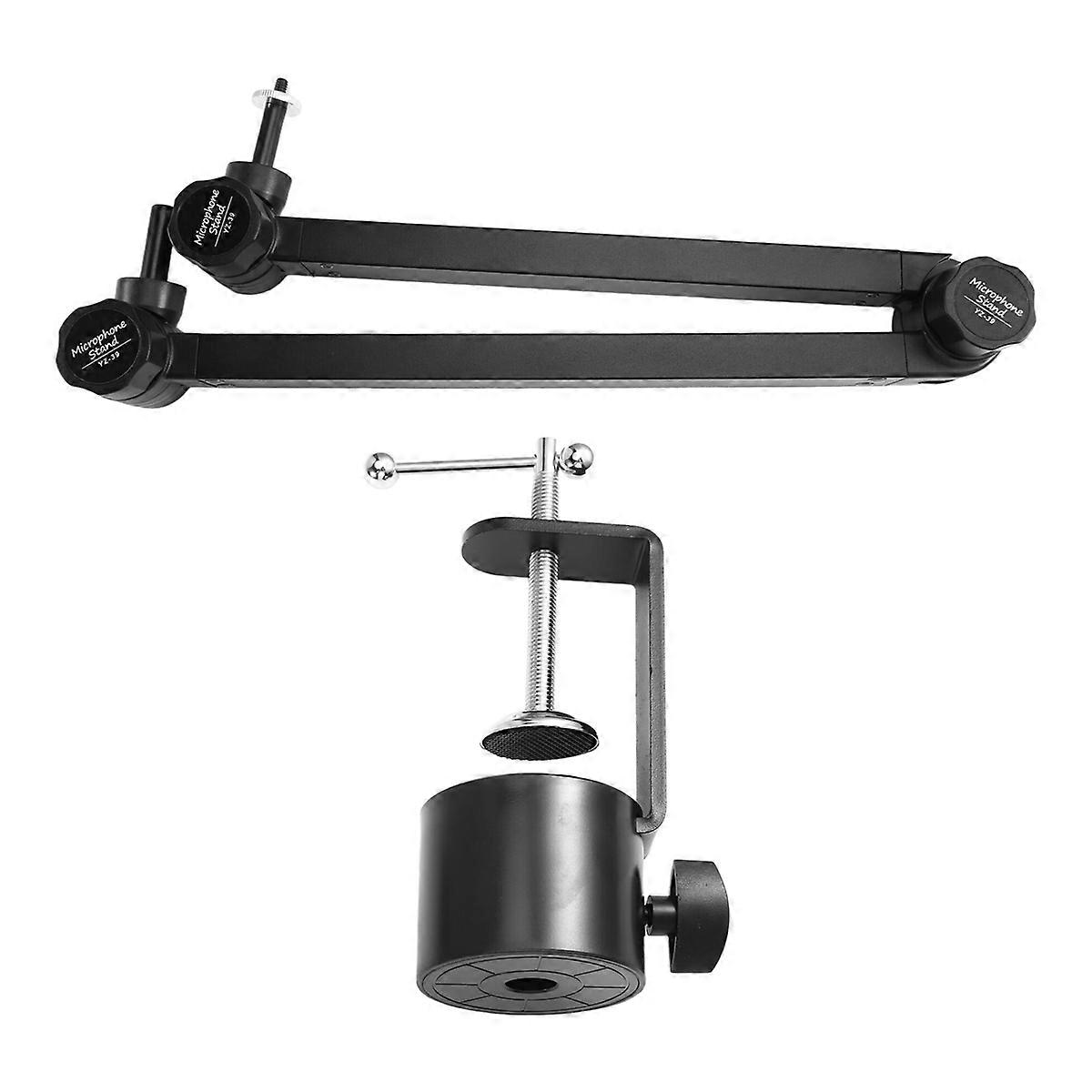 Microphone Suspension Boom Scissor Arm Foldable Recording Microphone Holder Scissor Arm Stand