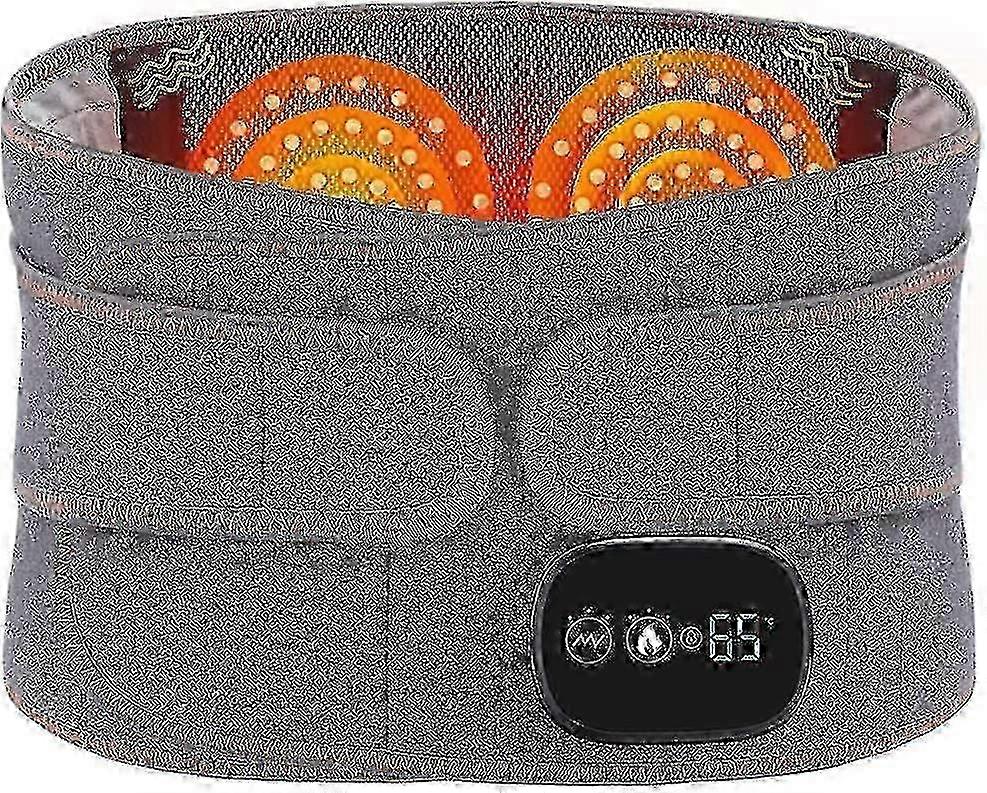 Electric Lower Back Heating Pad Massager with Vibration Massage and Heat Function