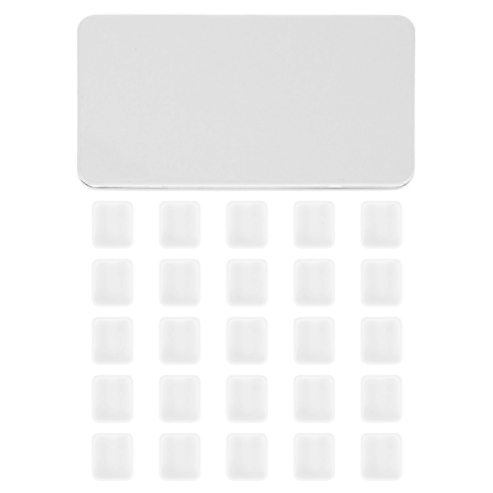 Art Paint Box Empty Watercolor Tin for Storage Use 1Set Plastic and Iron Storage